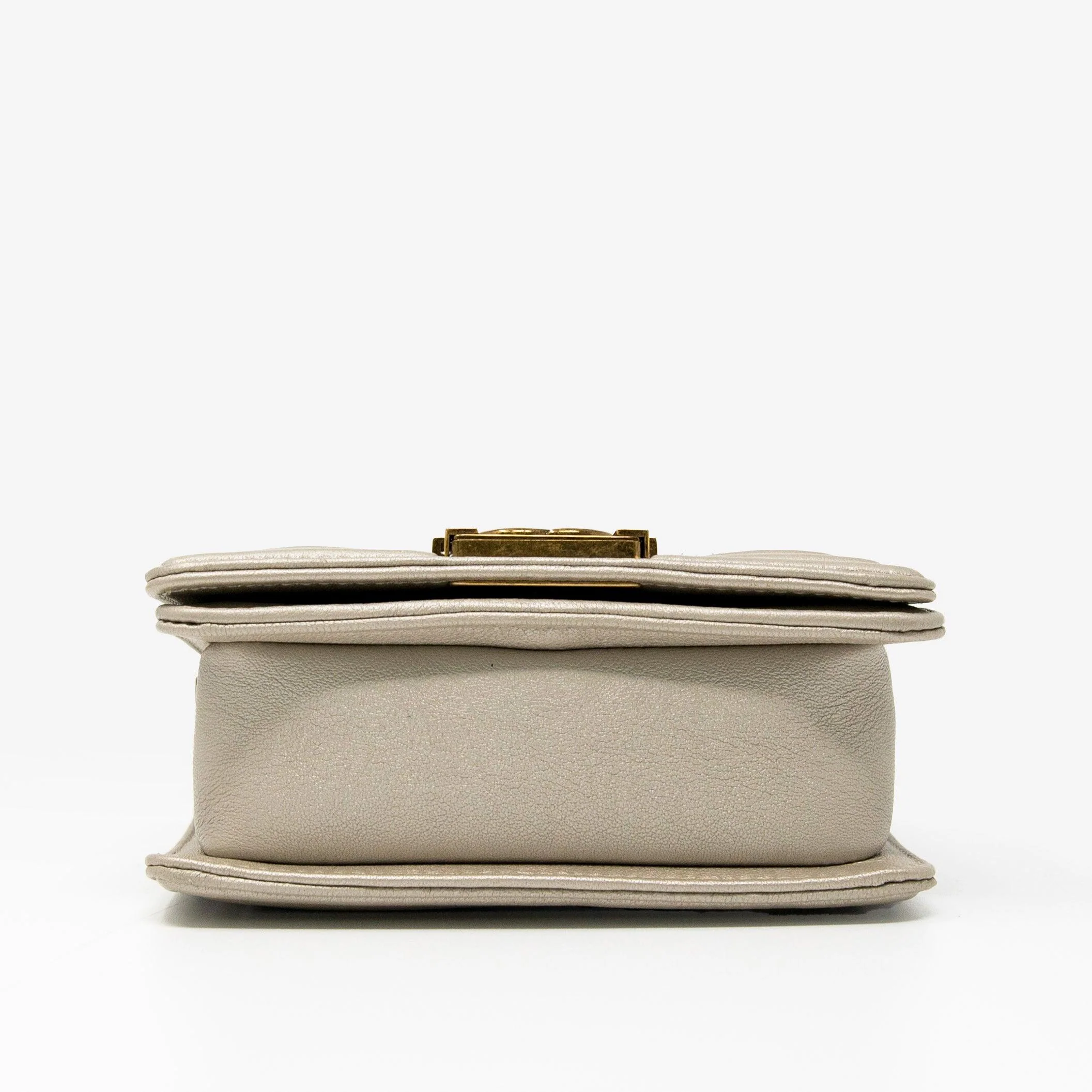 Chanel Metallic Mini Scaled Boy Bag - Image 5