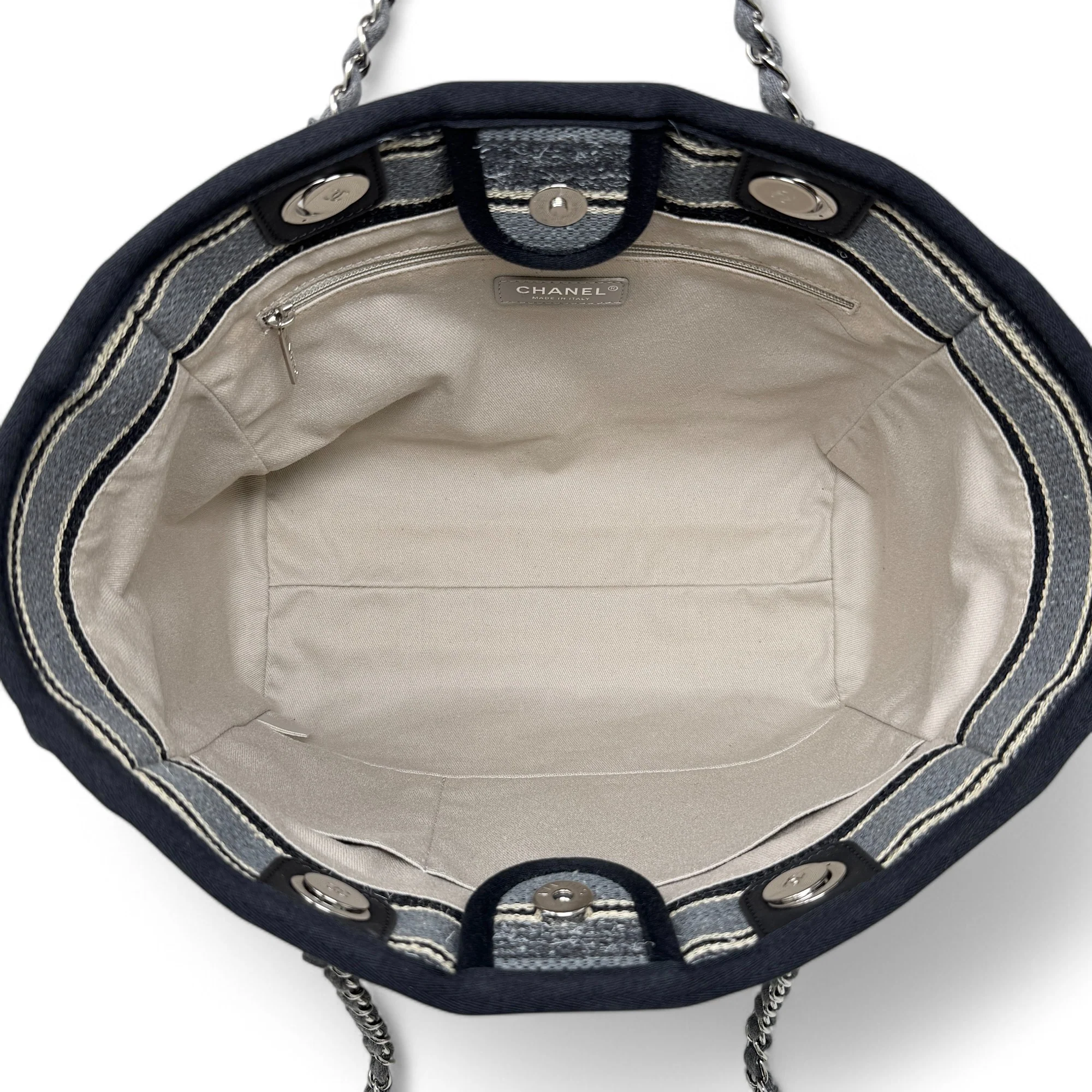 Chanel Black Small Deauville Tote - Image 11