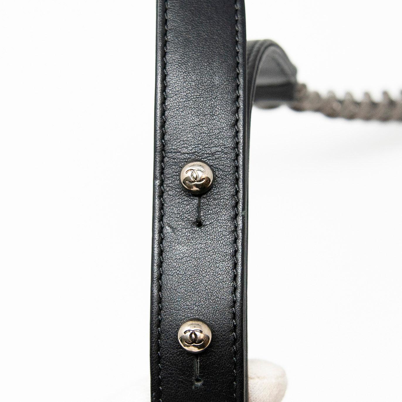 Chanel Multicolour Tweed Small Boy Bag - Image 11