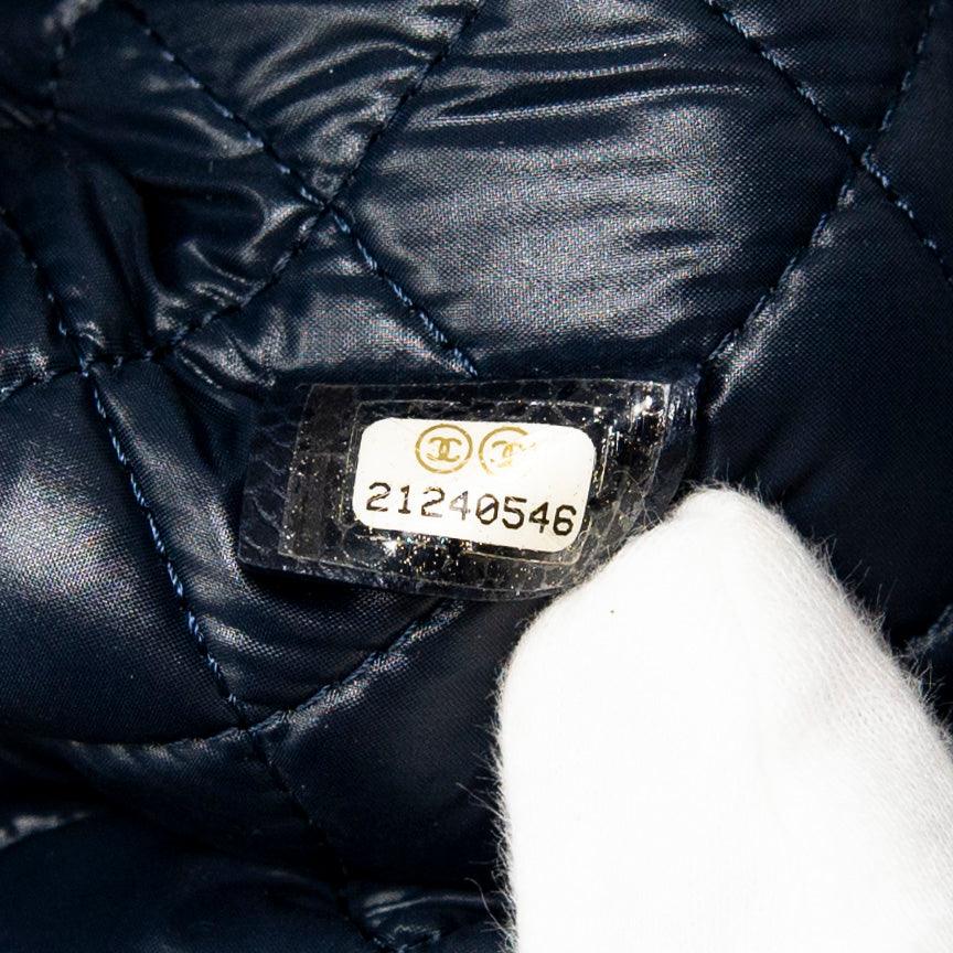 Chanel Navy Medium O Case Pouch - Image 11