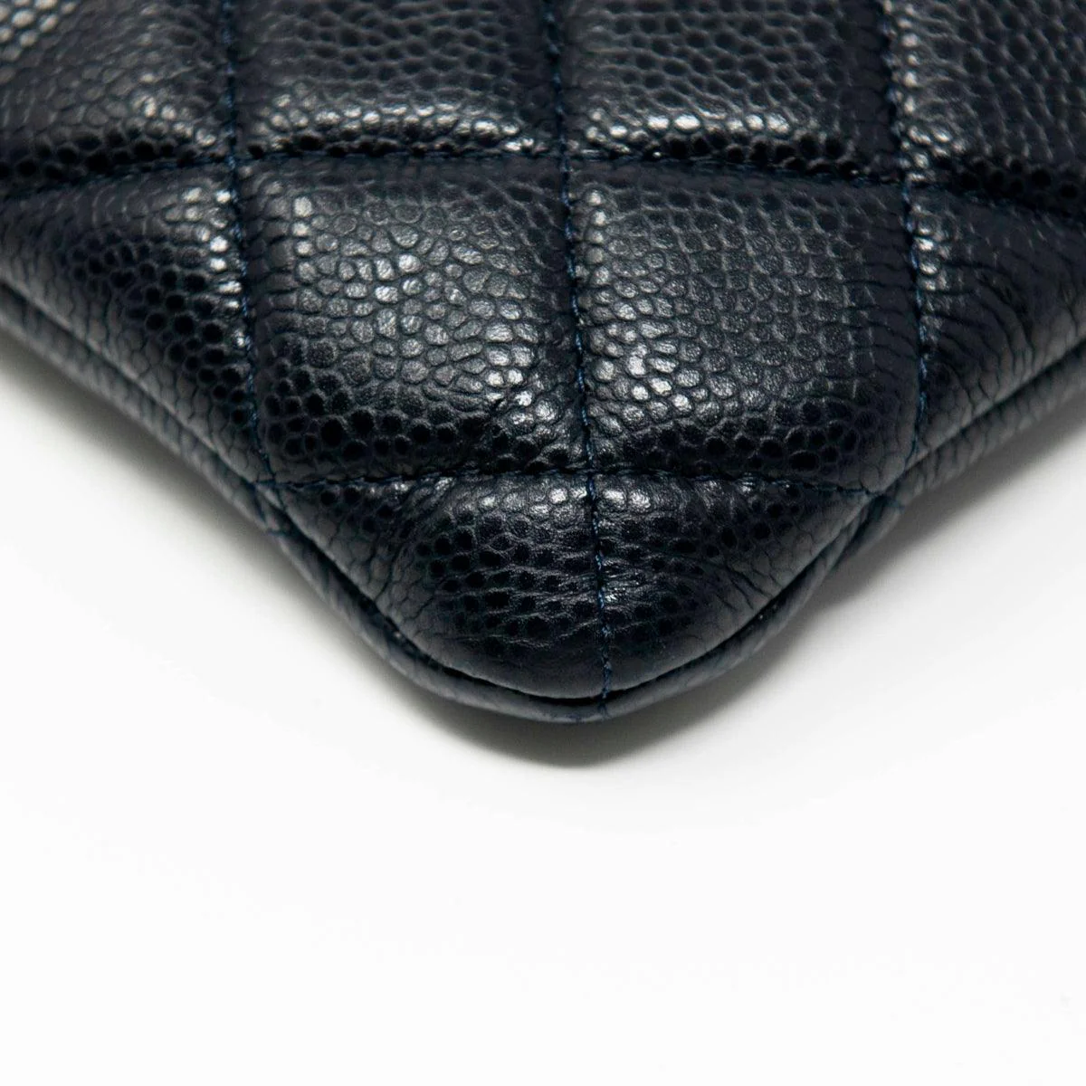 Chanel Navy Medium O Case Pouch - Image 5