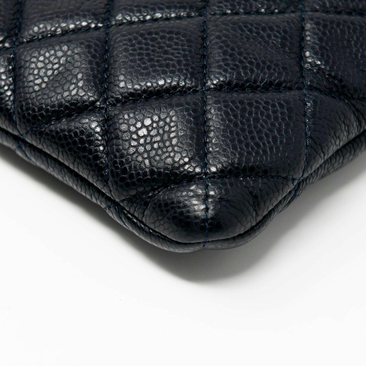 Chanel Navy Medium O Case Pouch - Image 6