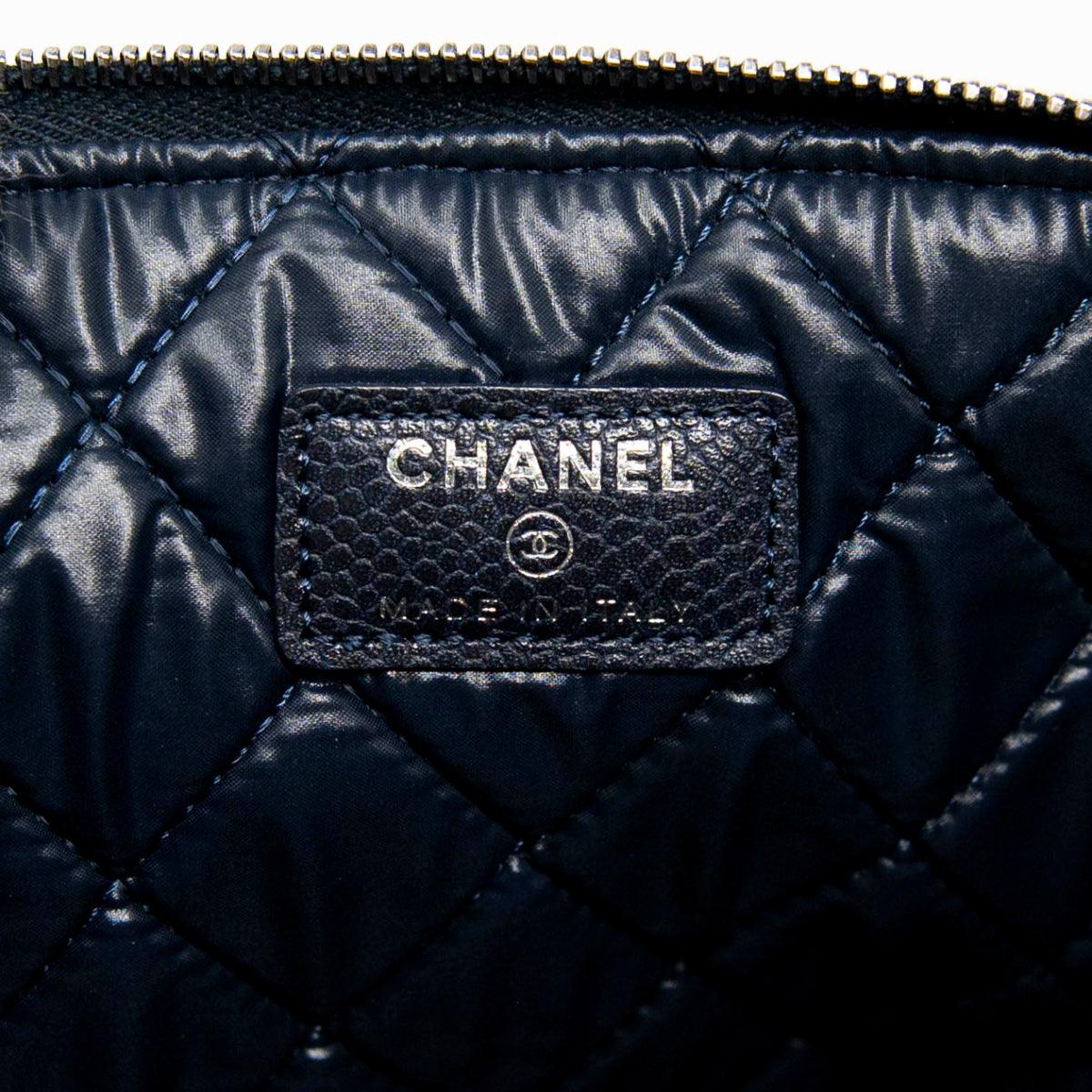 Chanel Navy Medium O Case Pouch - Image 8