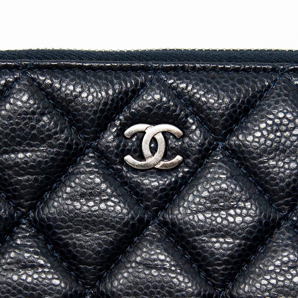 Chanel Navy Medium O Case Pouch - Image 9