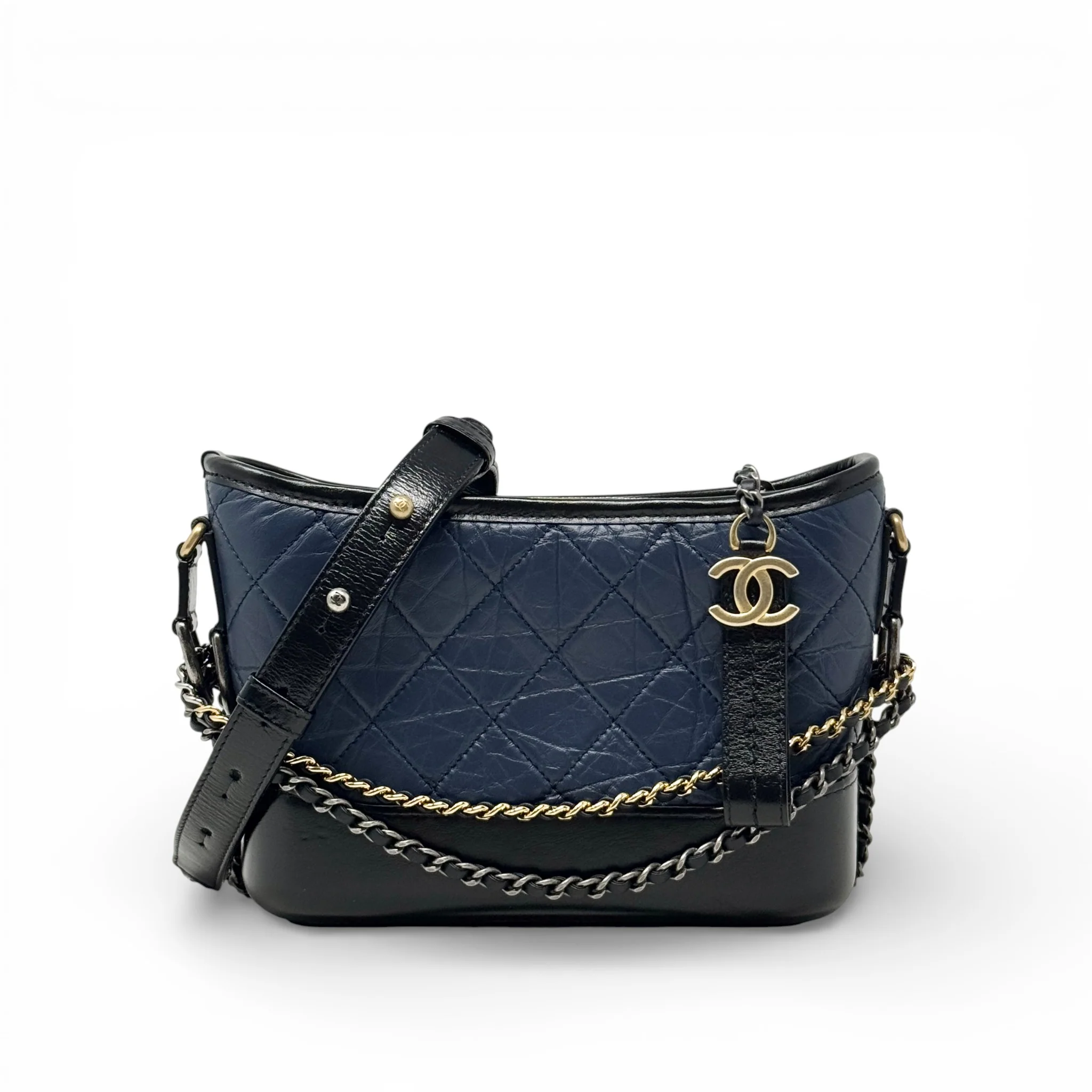 Chanel Navy Small Gabrielle Hobo