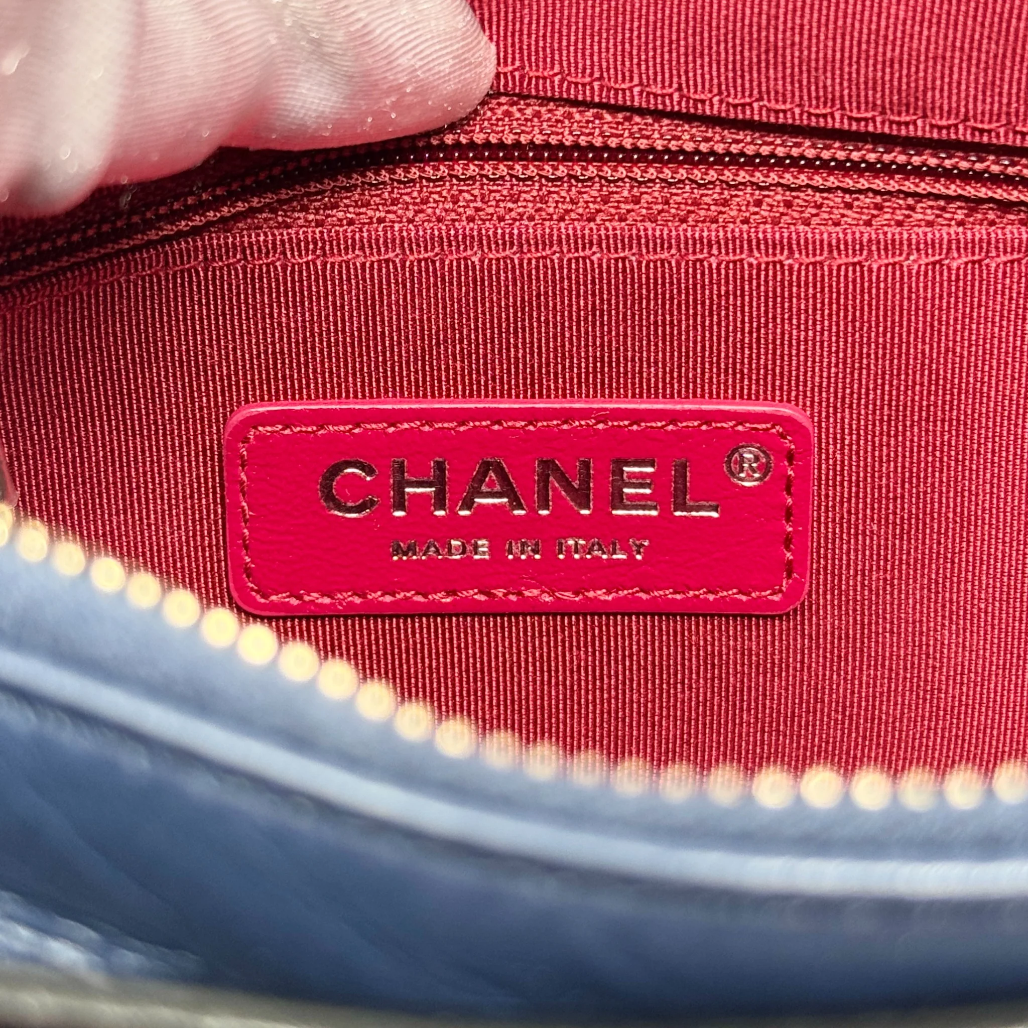 Chanel Navy Small Gabrielle Hobo - Image 12