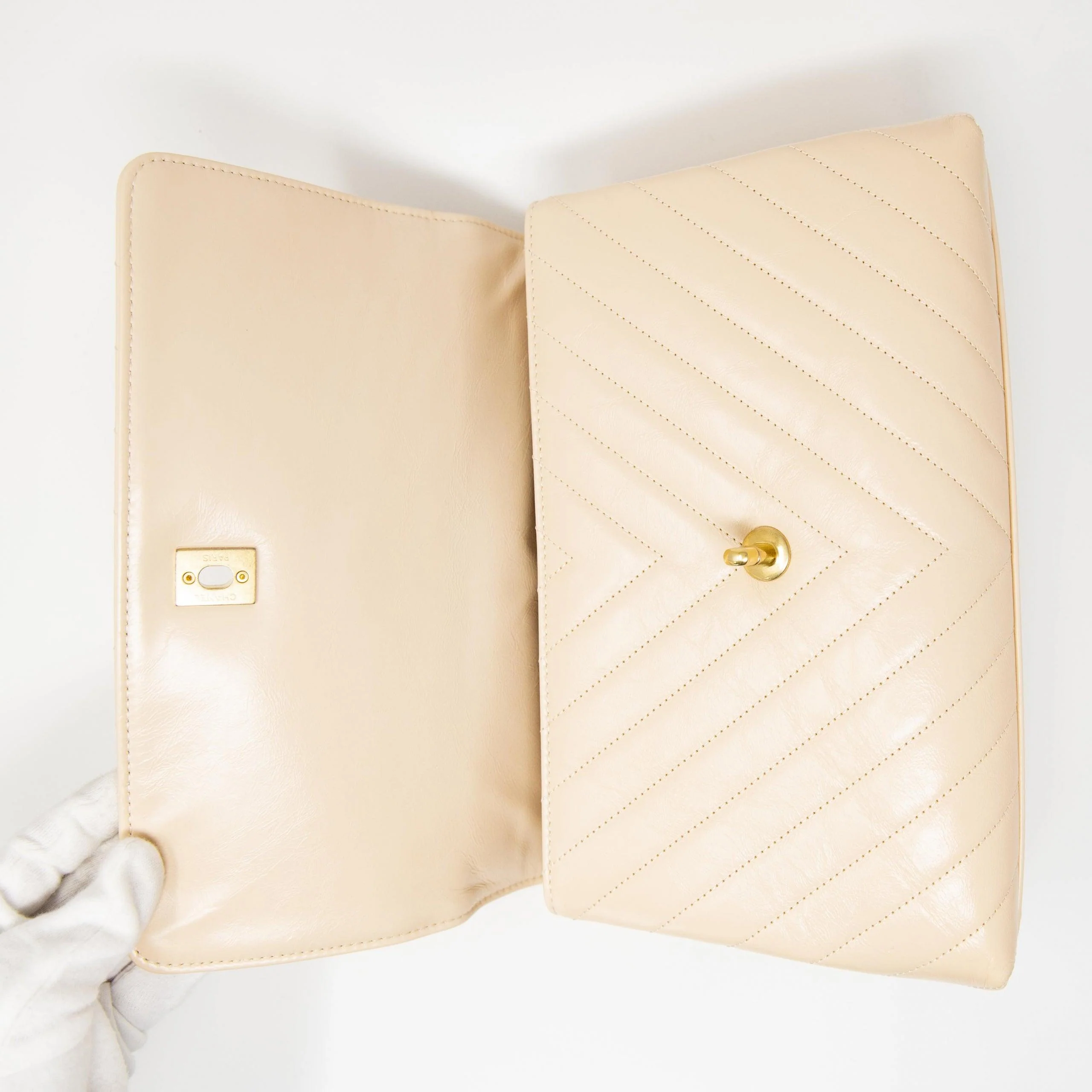 Chanel Beige Medium Coco Handle - Image 11