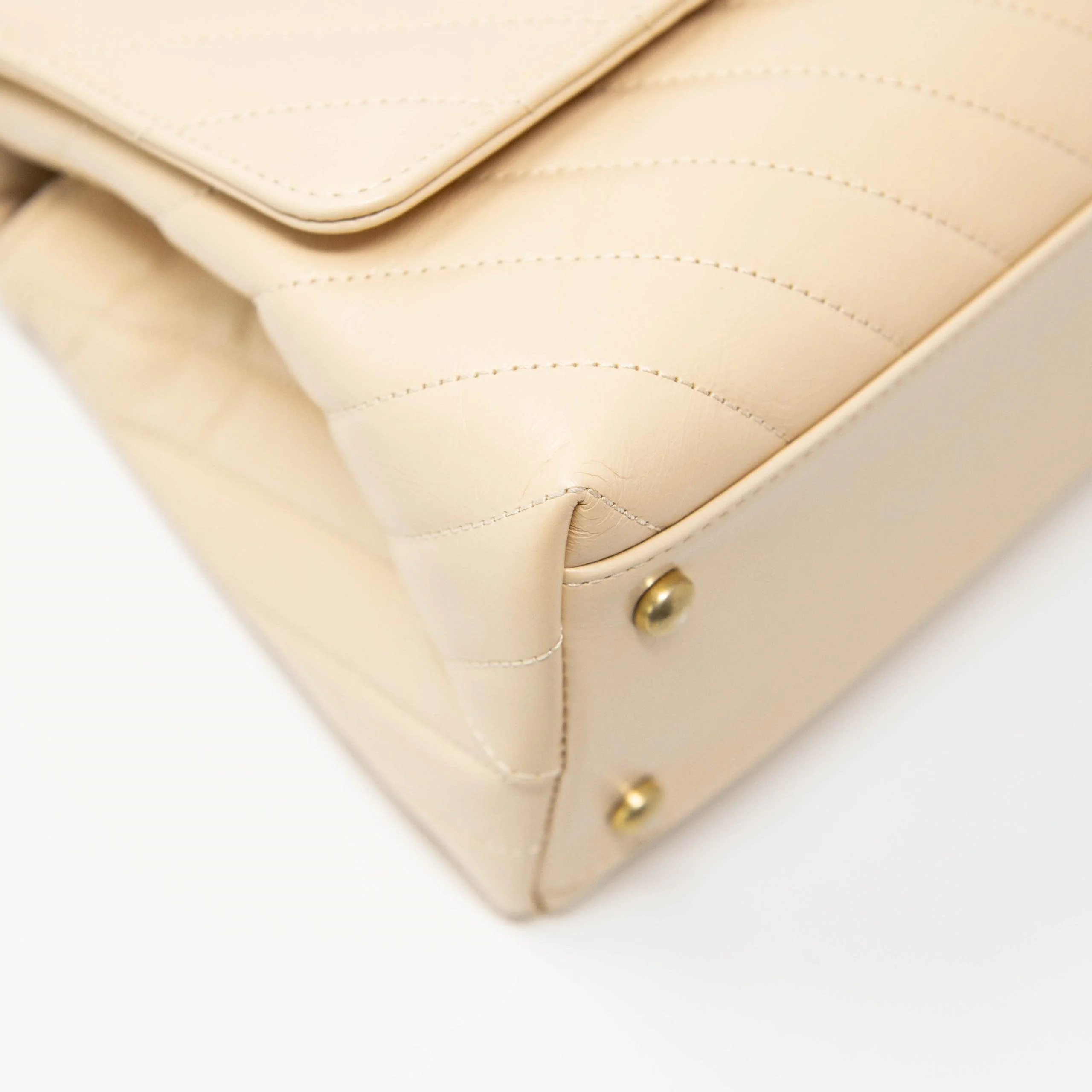Chanel Beige Medium Coco Handle - Image 8