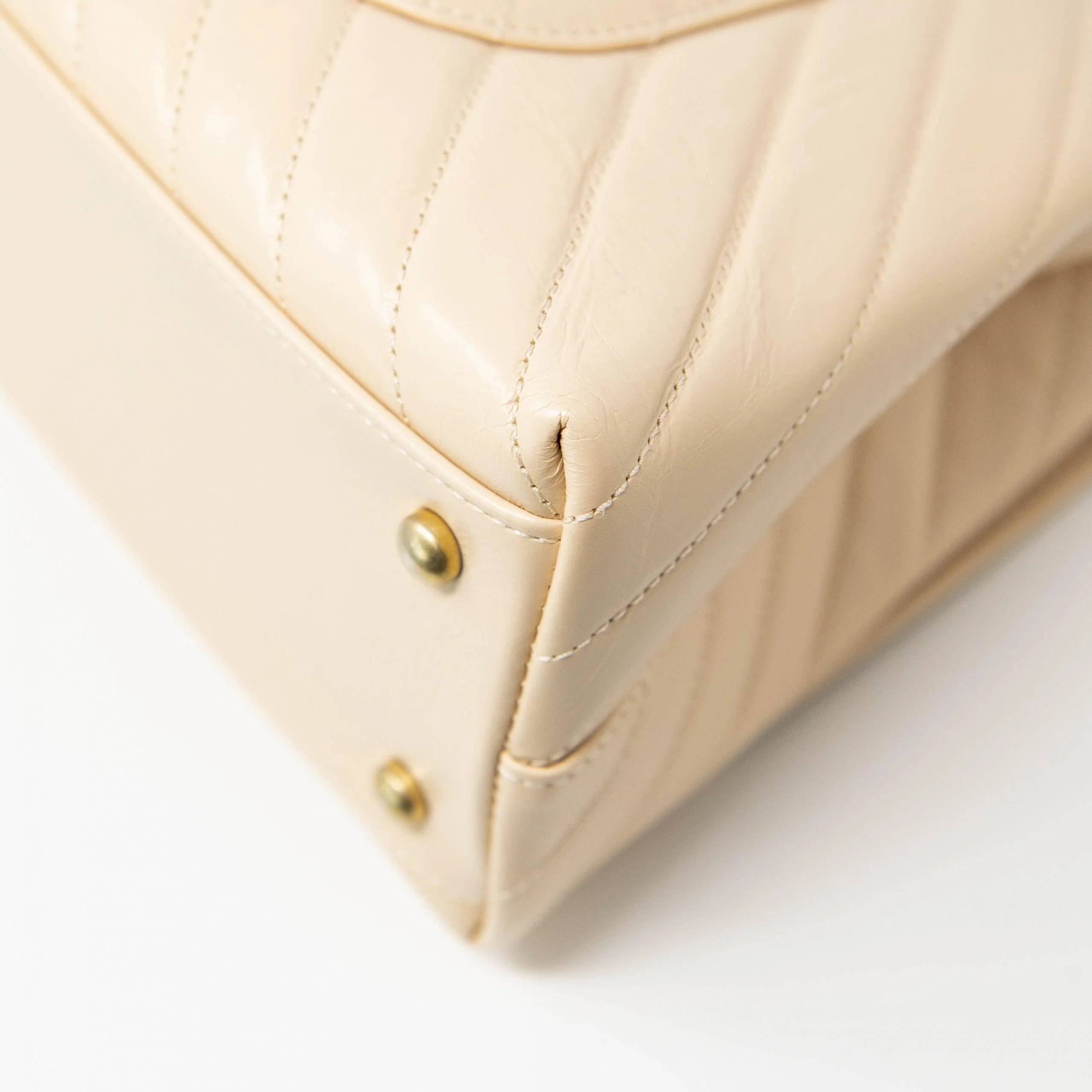 Chanel Beige Medium Coco Handle - Image 9