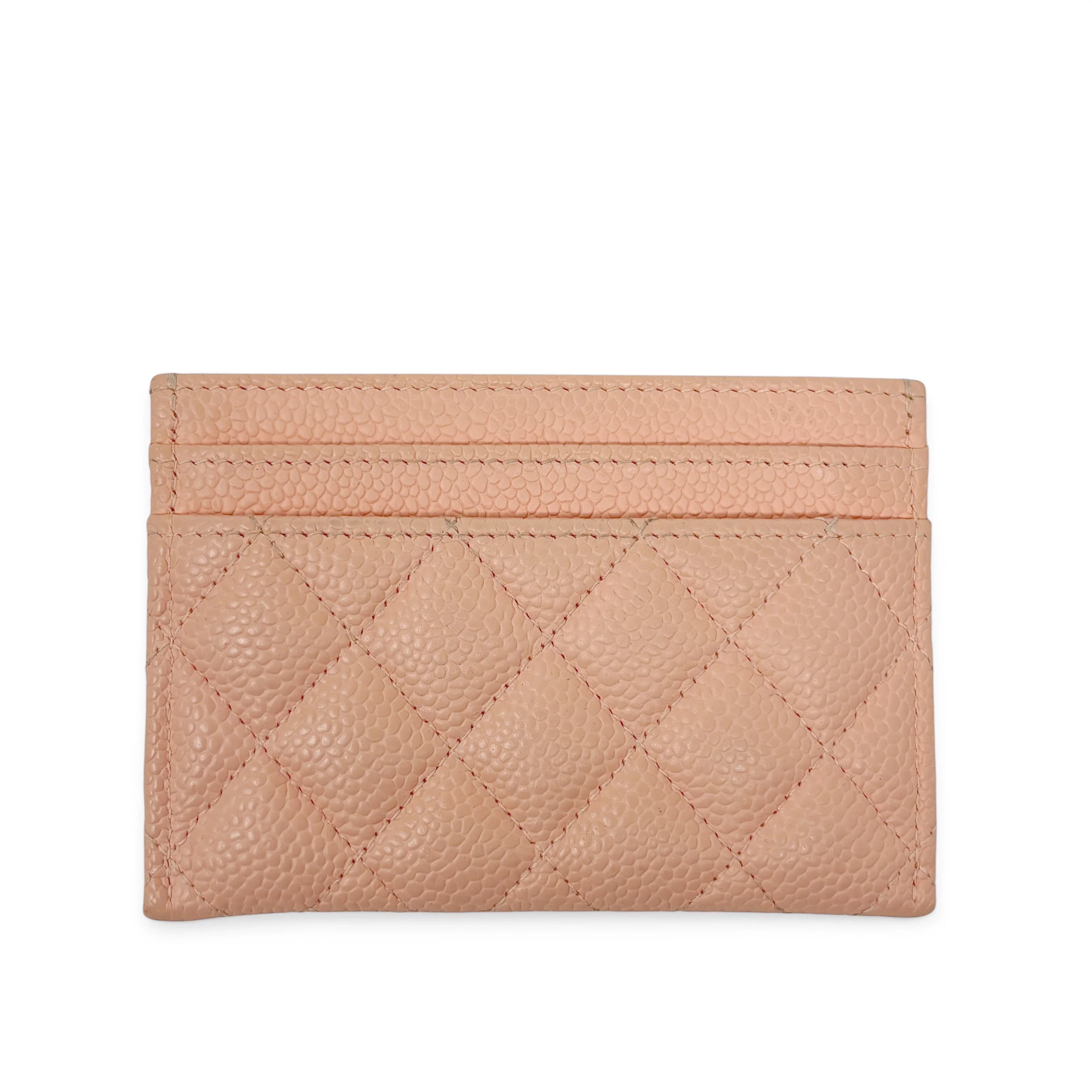 Chanel Peach Caviar Boy Cardholder - Image 3