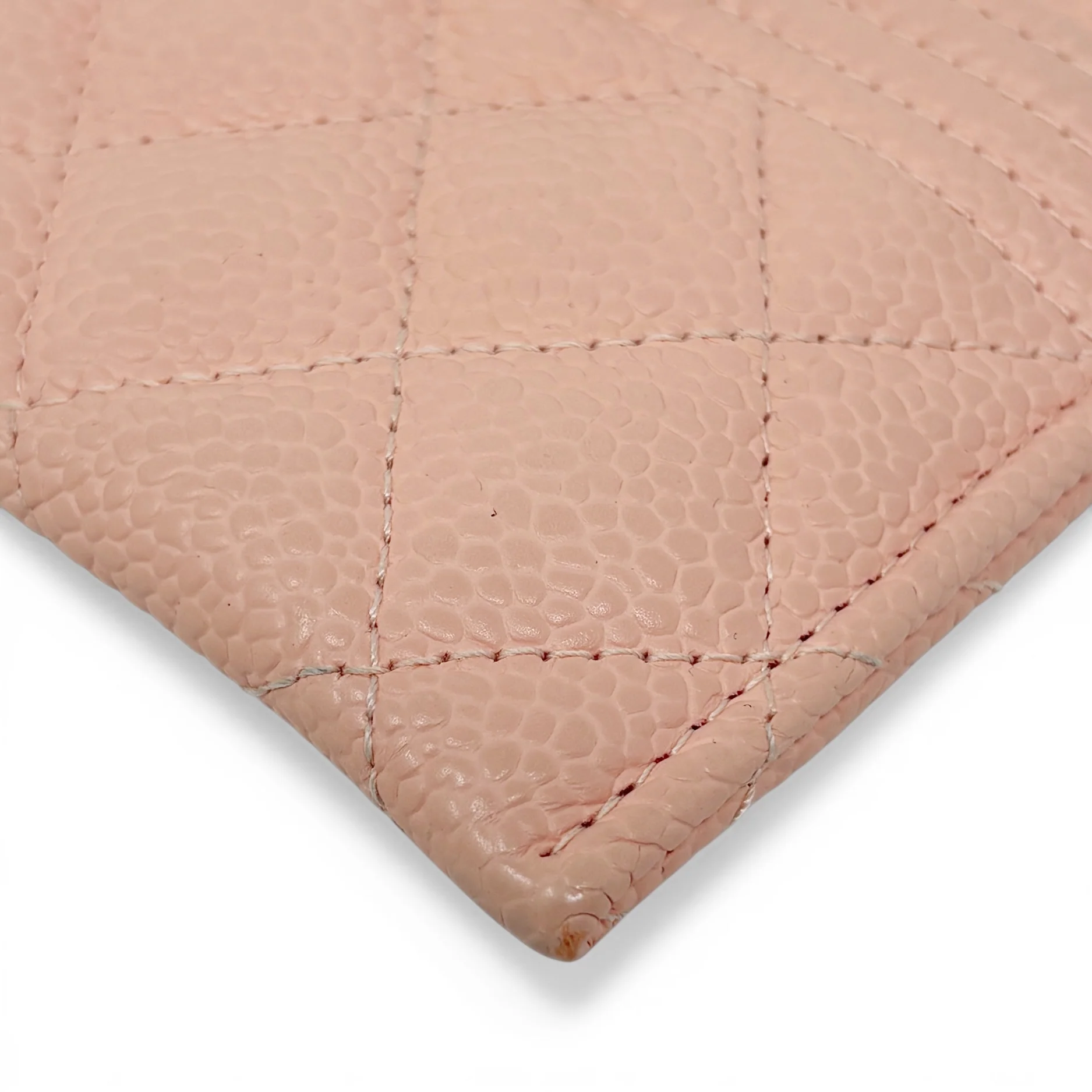 Chanel Peach Caviar Boy Cardholder - Image 7