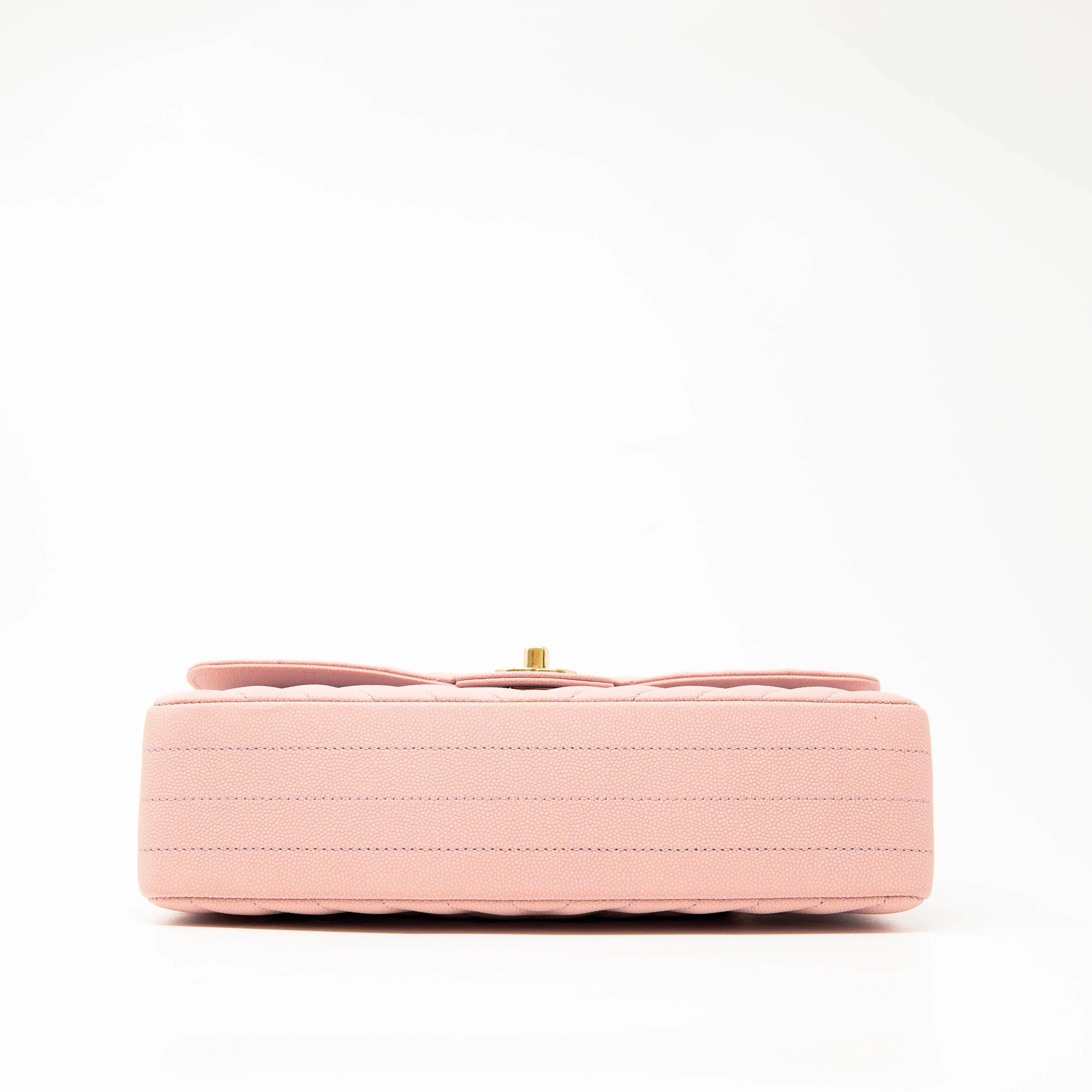 Chanel Pink Chevron Medium Classic Flap - Image 5