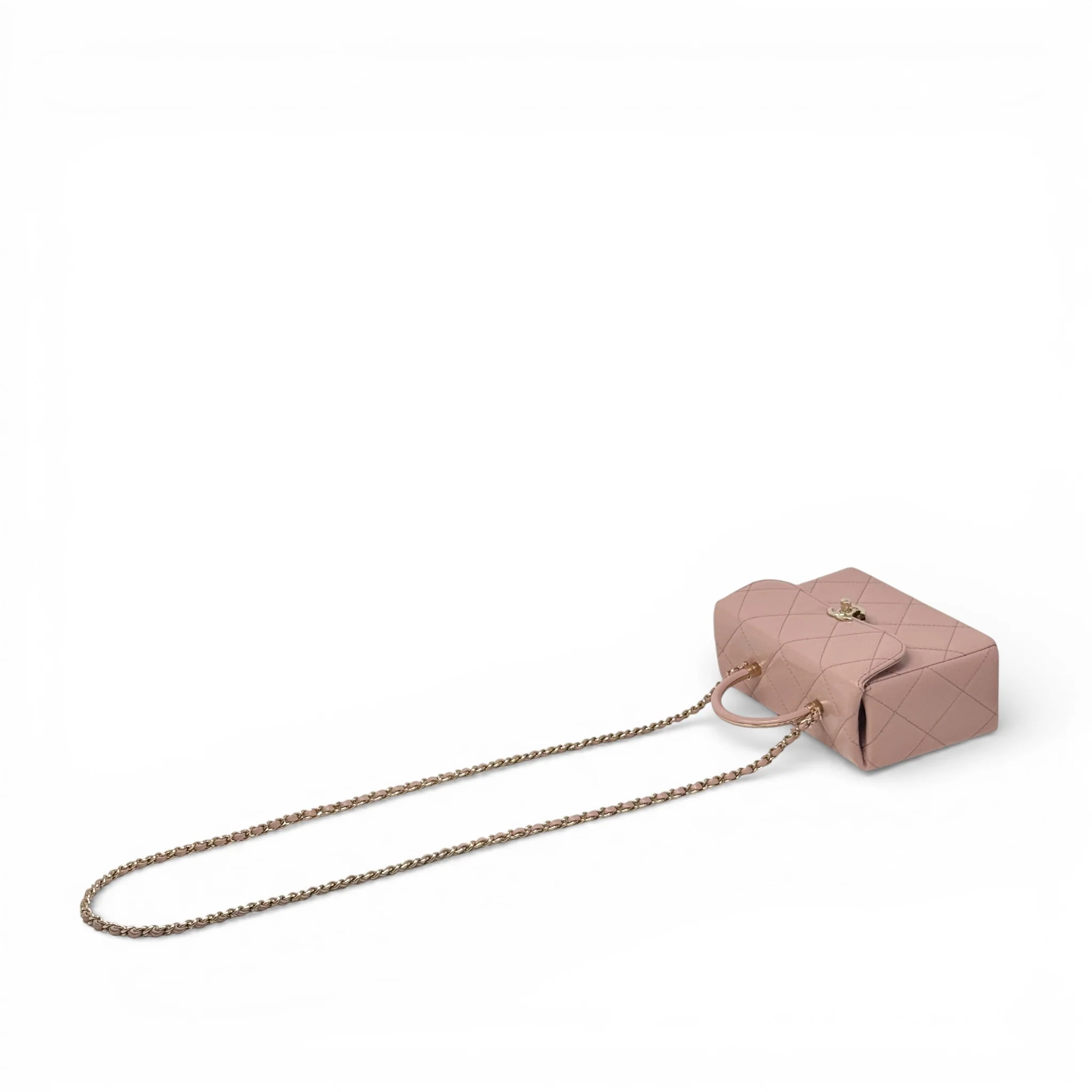 Chanel Pink Medium Vanity Top Handle Flap - Image 16