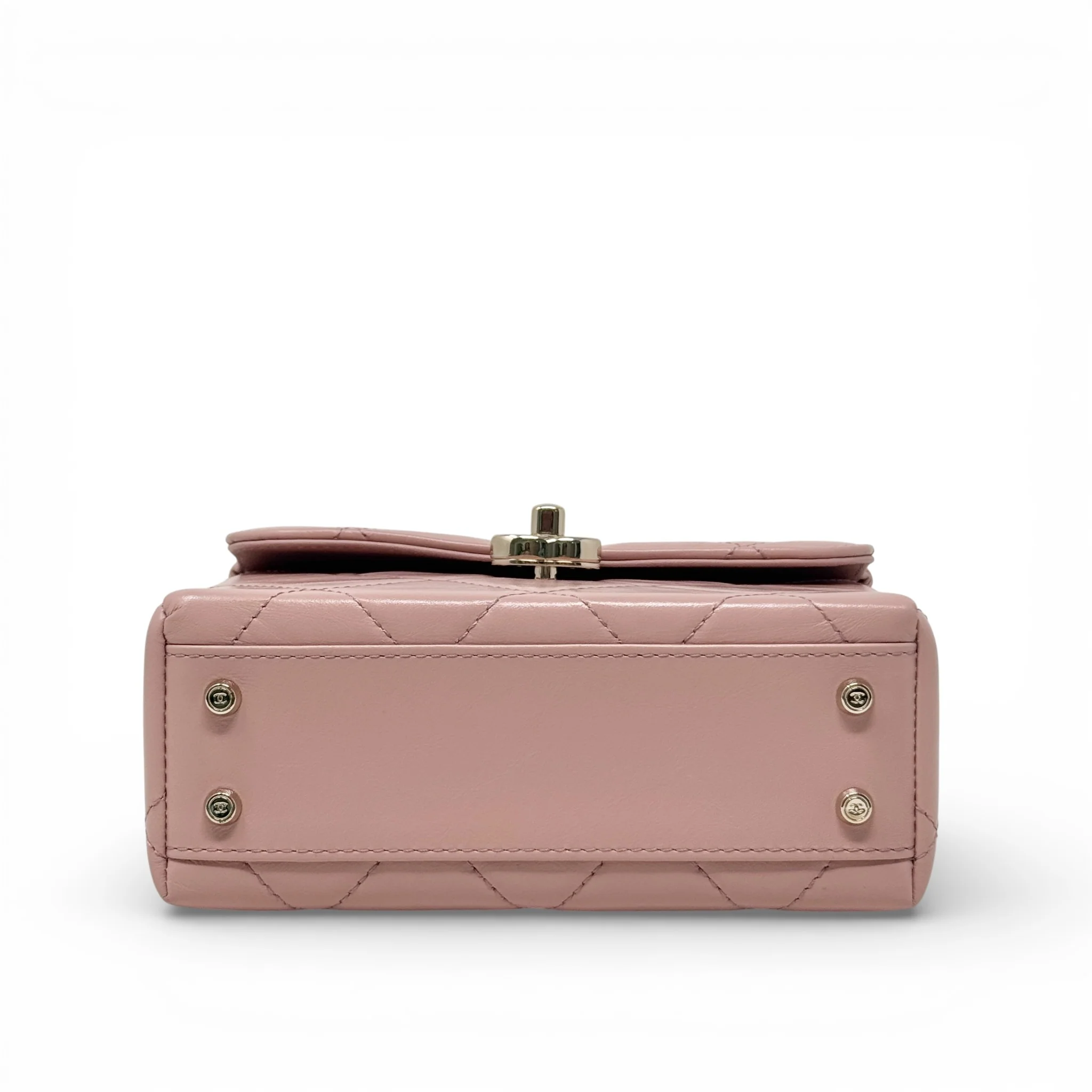 Chanel Pink Medium Vanity Top Handle Flap - Image 5