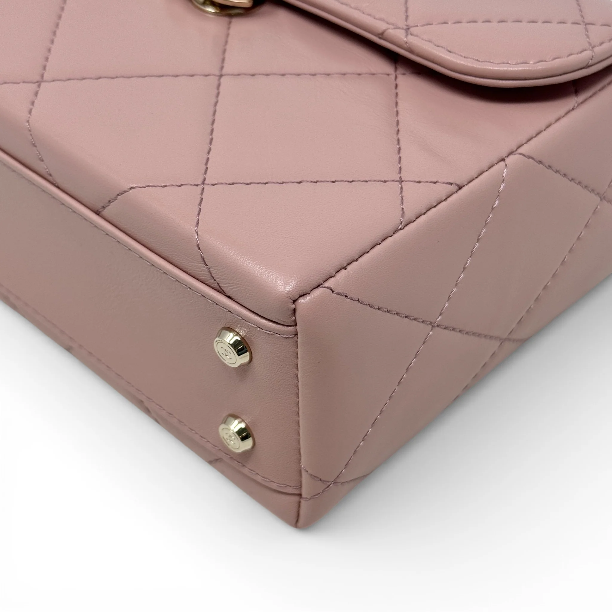 Chanel Pink Medium Vanity Top Handle Flap - Image 6