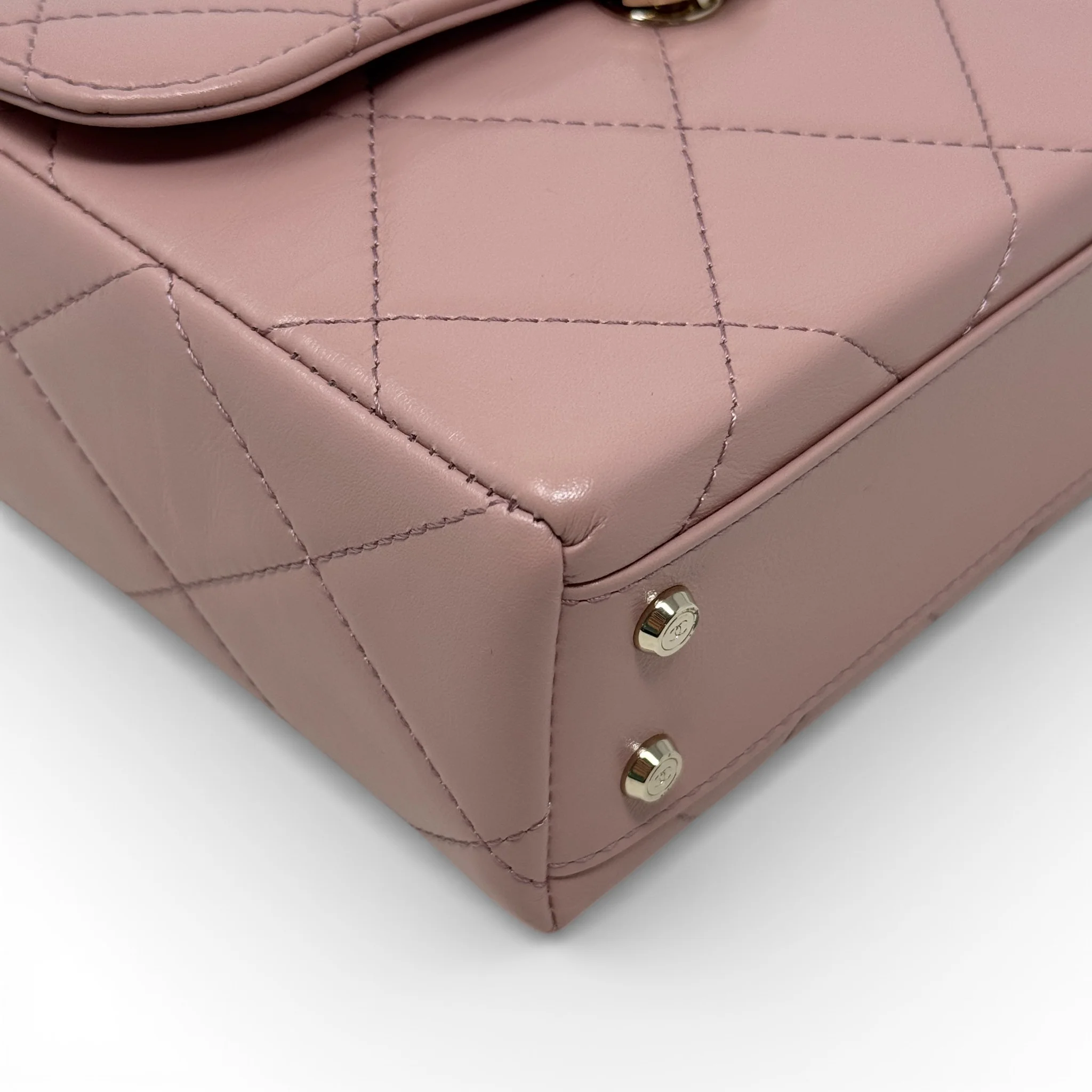 Chanel Pink Medium Vanity Top Handle Flap - Image 7