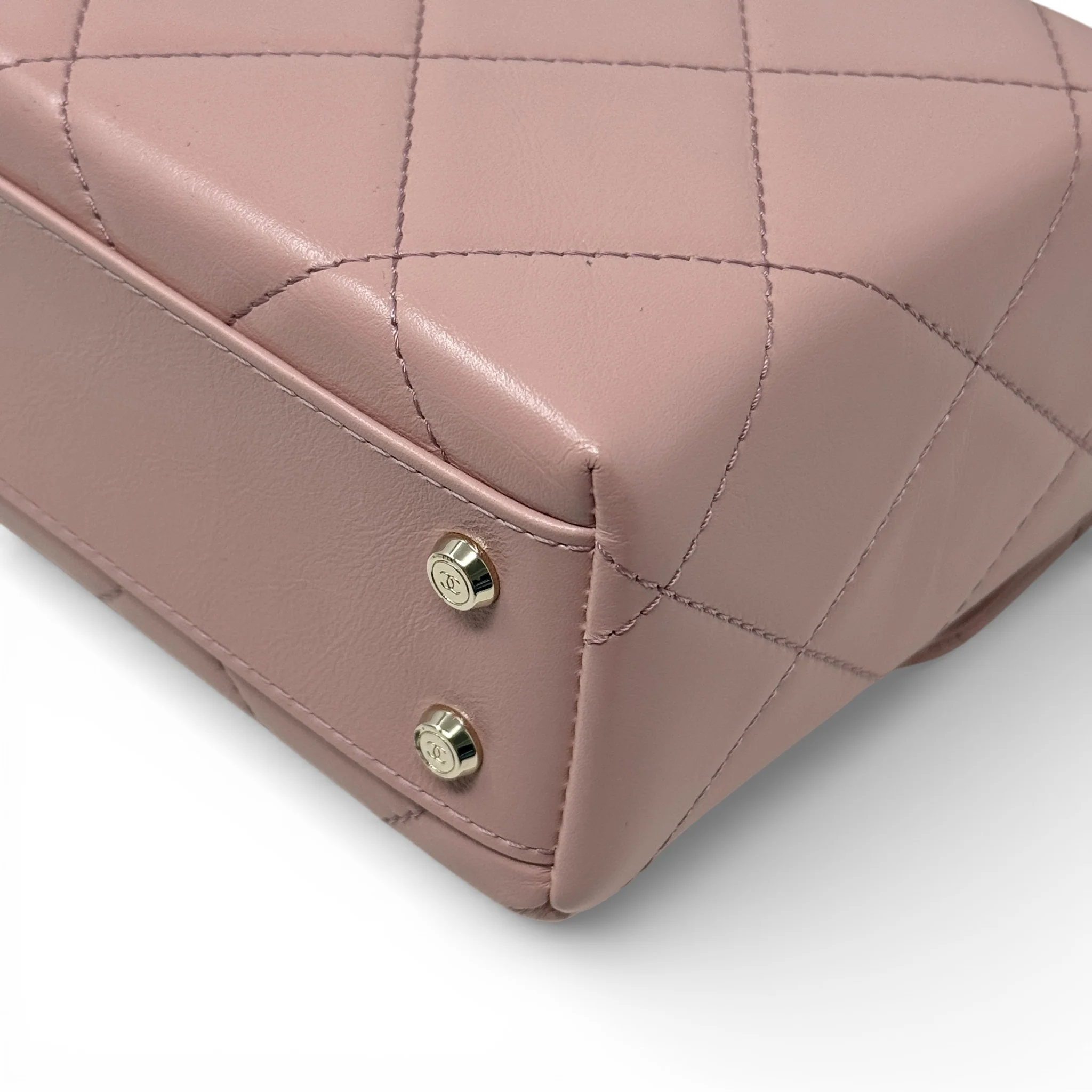 Chanel Pink Medium Vanity Top Handle Flap - Image 8