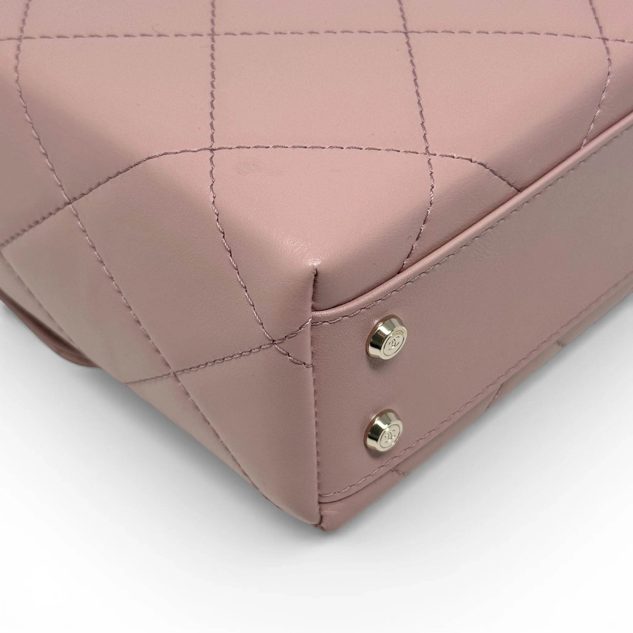 Chanel Pink Medium Vanity Top Handle Flap - Image 9