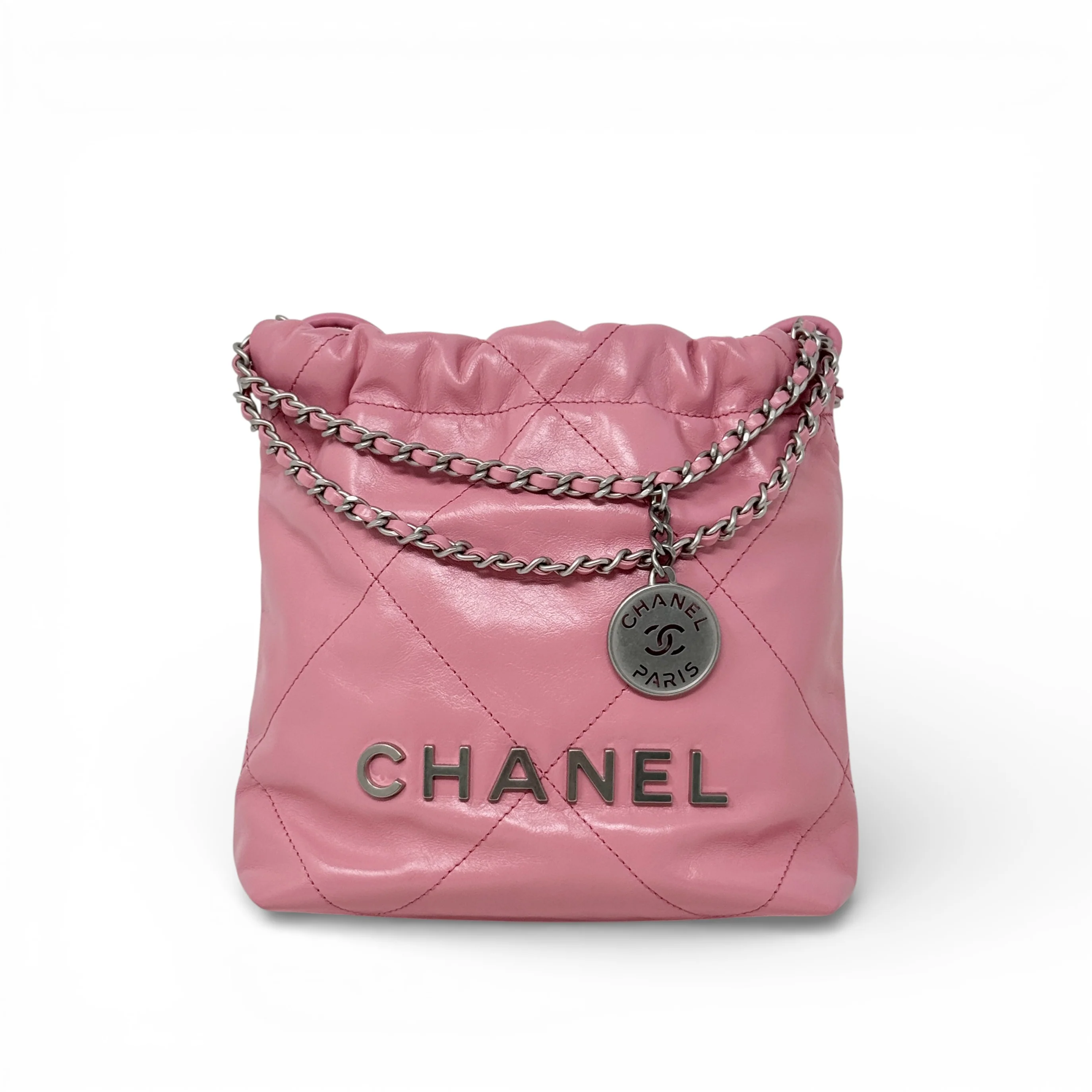 Chanel Pink Mini 22 Hobo