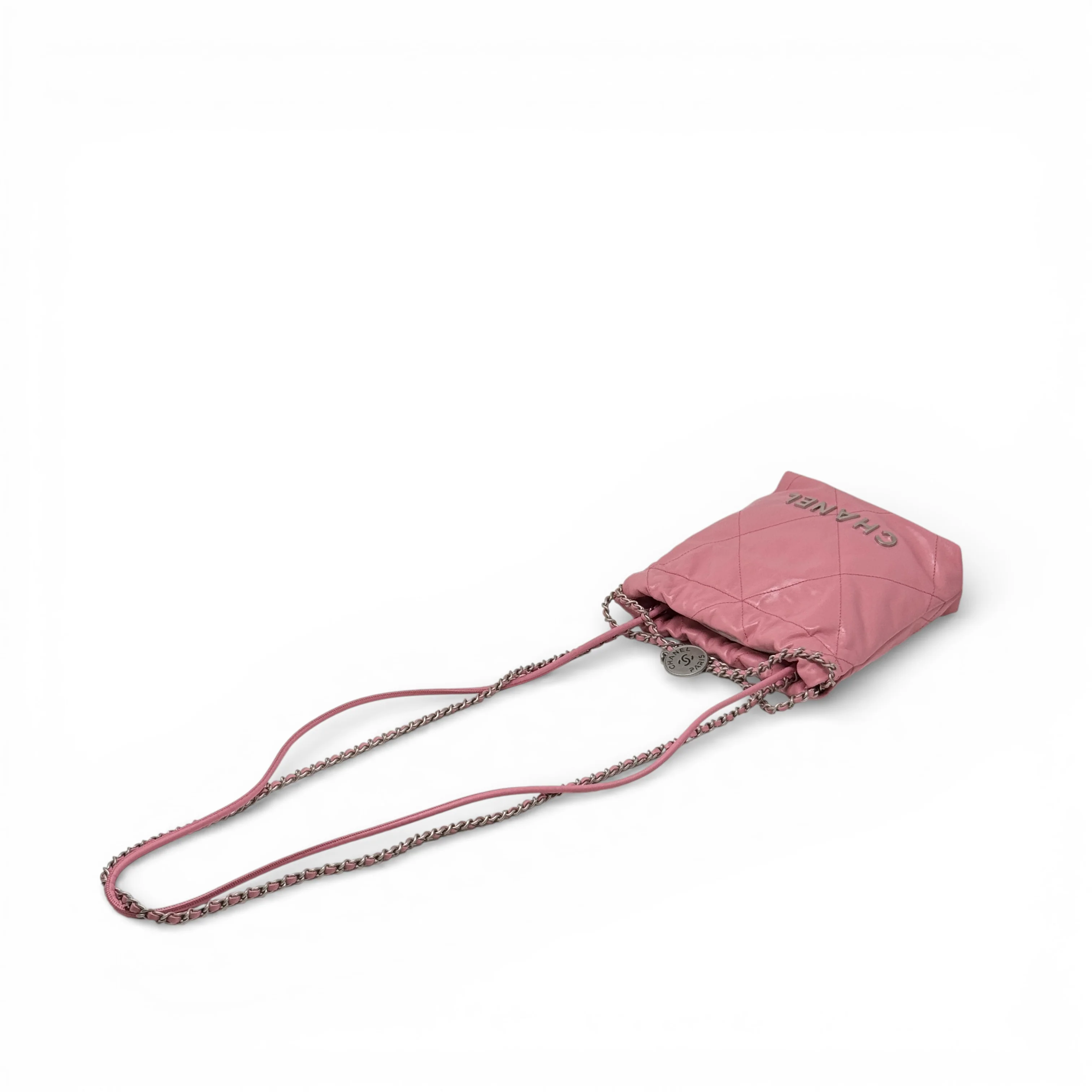 Chanel Pink Mini 22 Hobo - Image 15