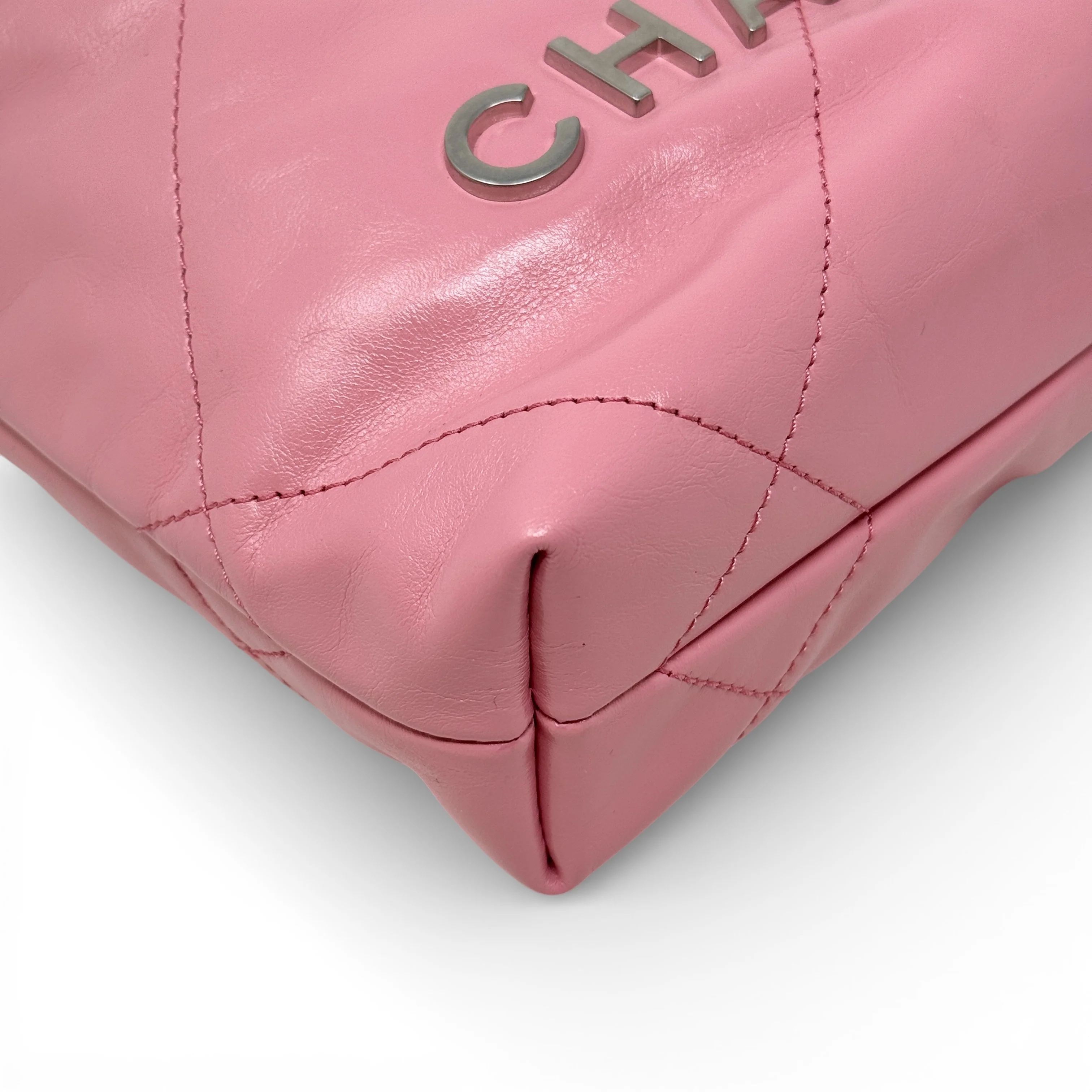 Chanel Pink Mini 22 Hobo - Image 7