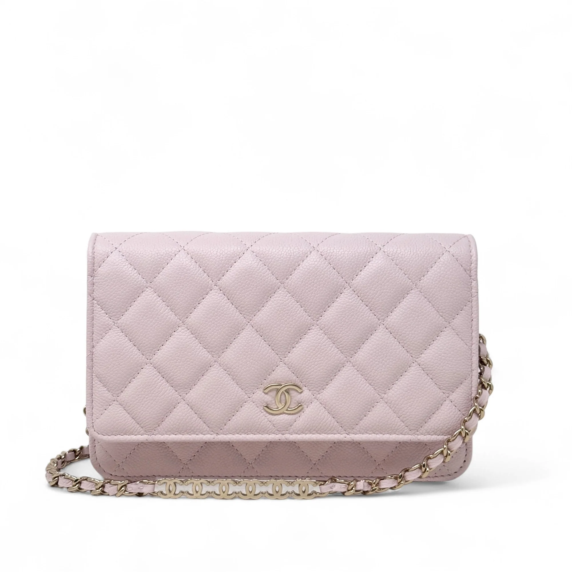 Chanel Pink Wallet On Chain