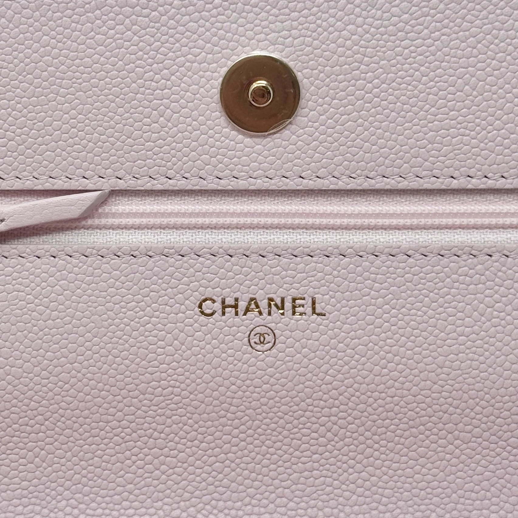Chanel Pink Wallet On Chain - Image 14