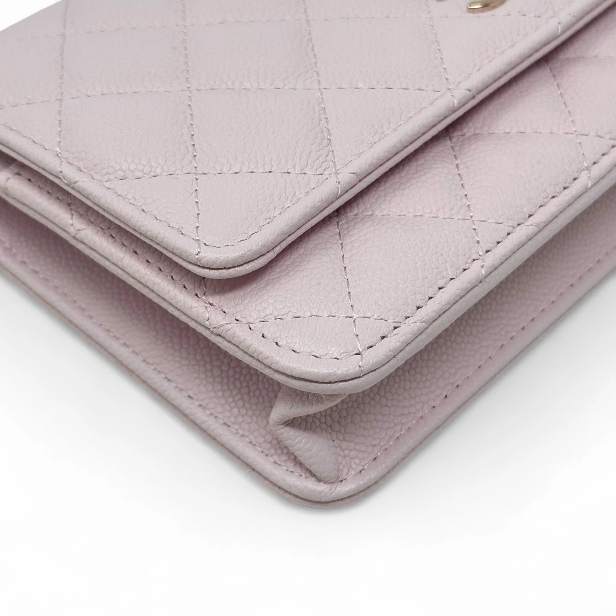 Chanel Pink Wallet On Chain - Image 8