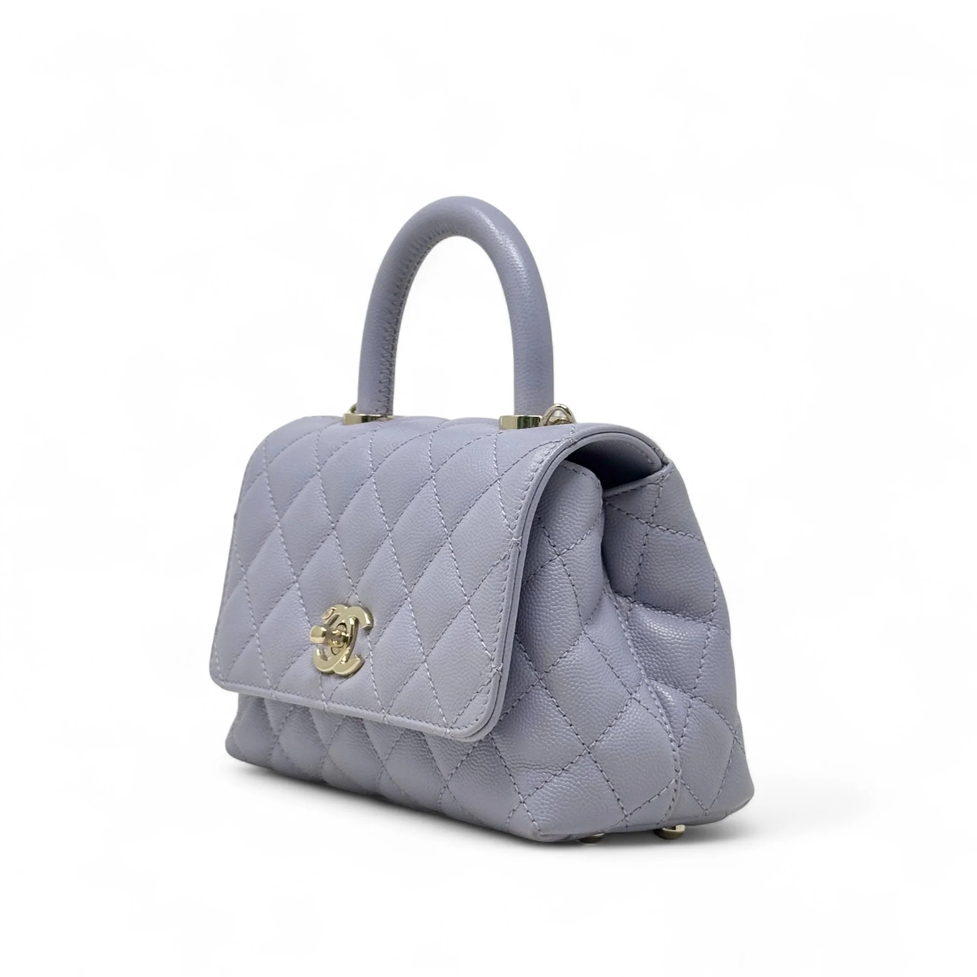 Chanel Purple Extra Mini Coco Handle - Image 2