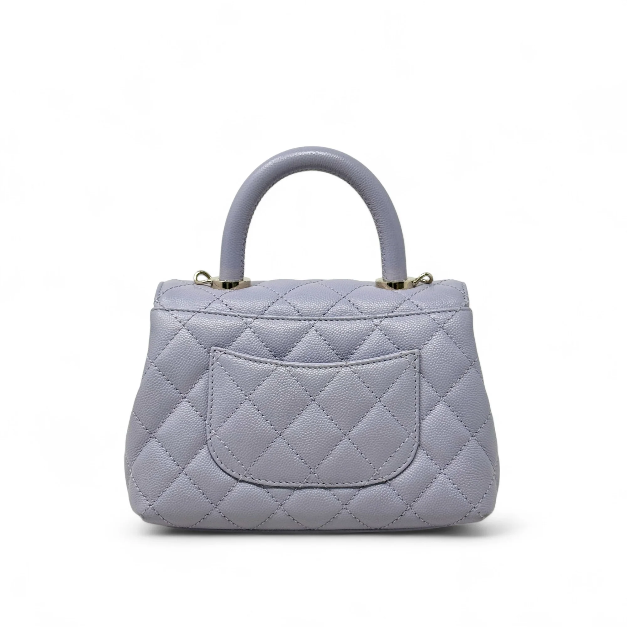 Chanel Purple Extra Mini Coco Handle - Image 3