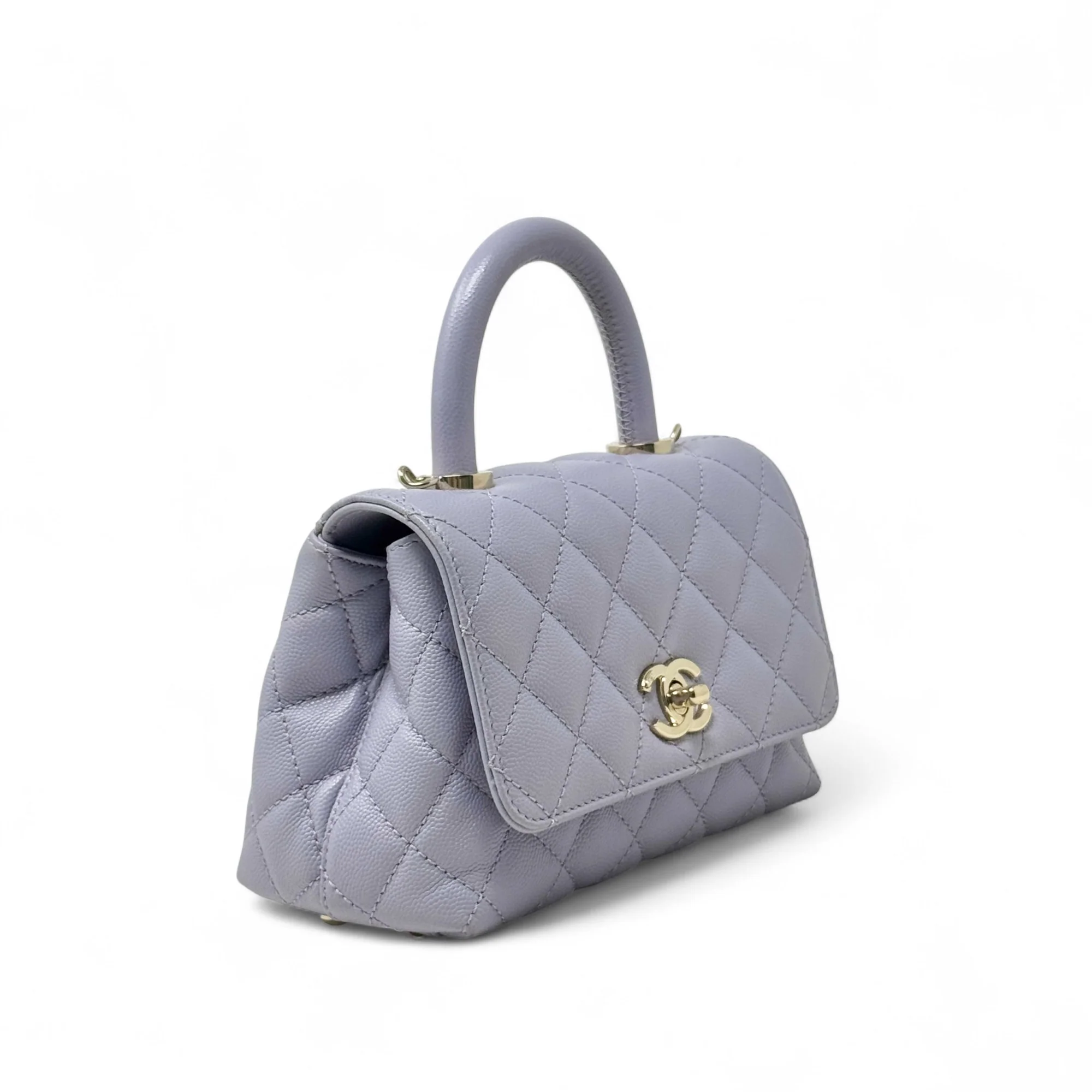 Chanel Purple Extra Mini Coco Handle - Image 4