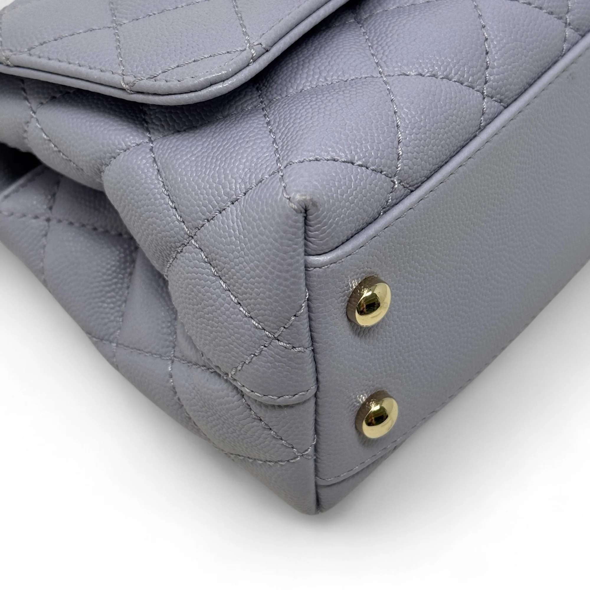 Chanel Purple Extra Mini Coco Handle - Image 7