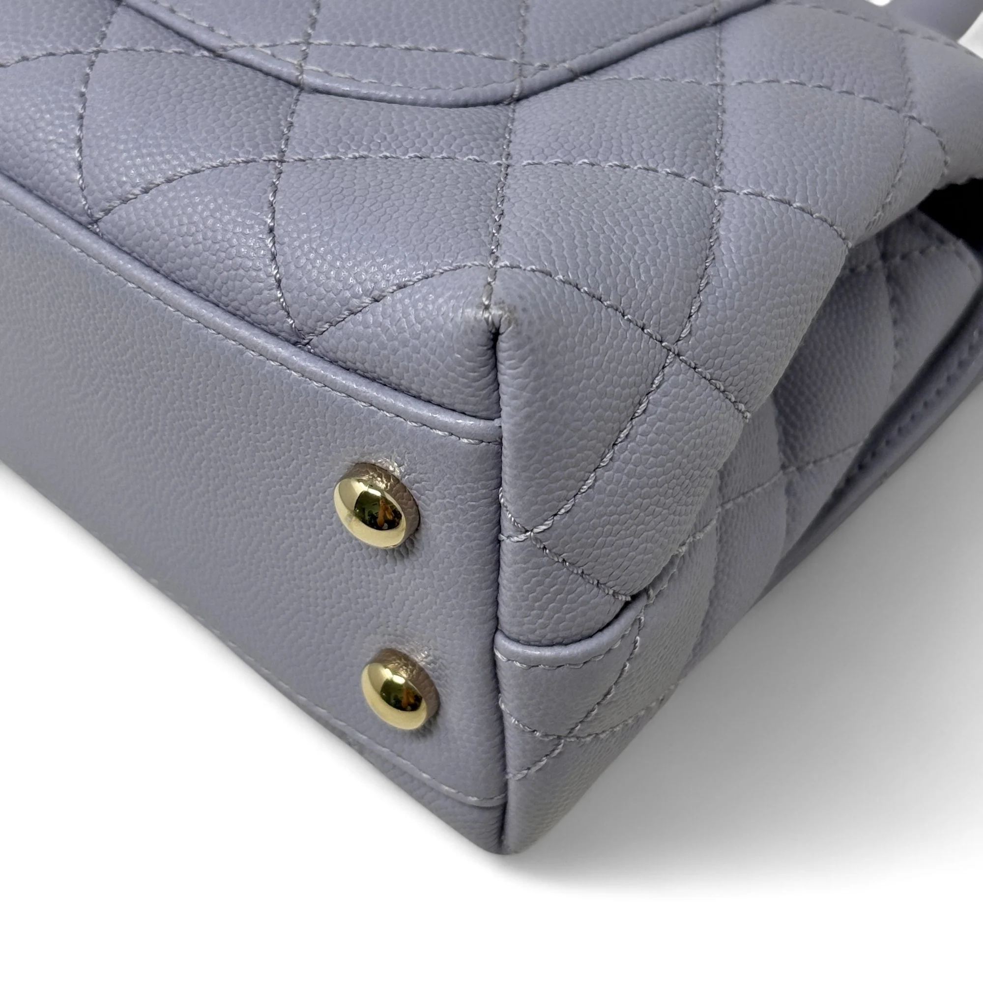 Chanel Purple Extra Mini Coco Handle - Image 8