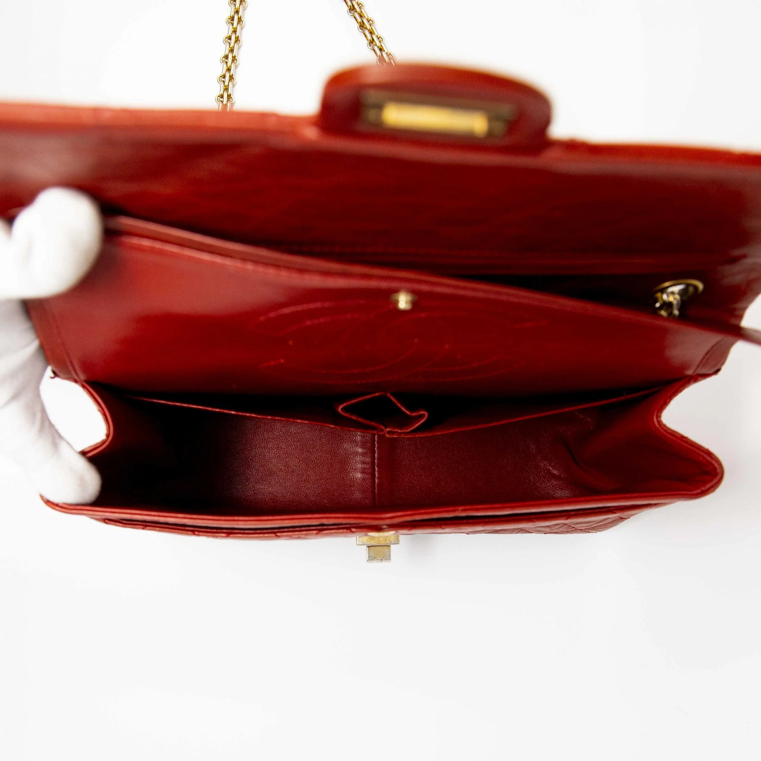 Chanel Red Calfskin 2.55 Reissue 266 - Image 12