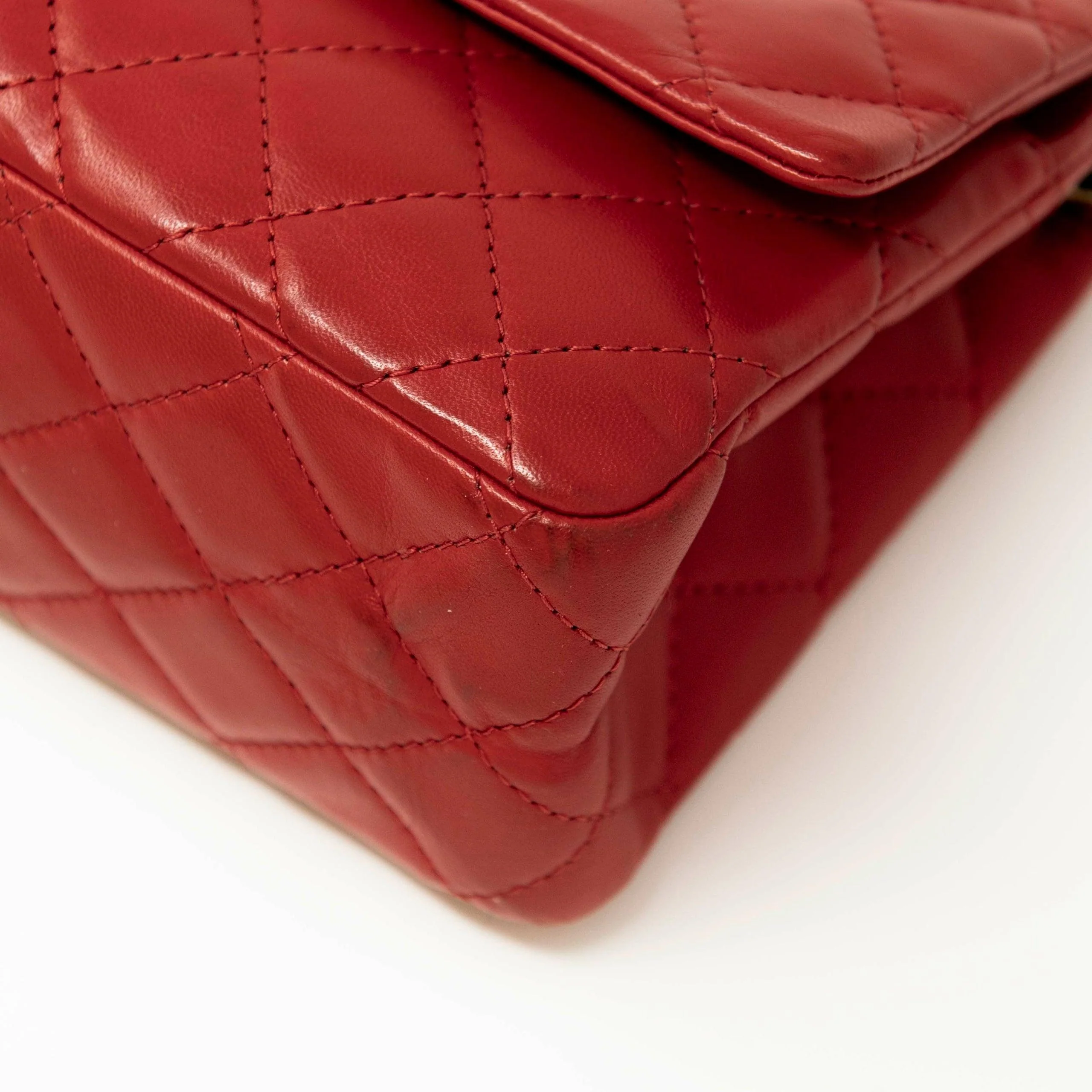 Chanel Red Lambskin 2.55 Reissue 226 - Image 7