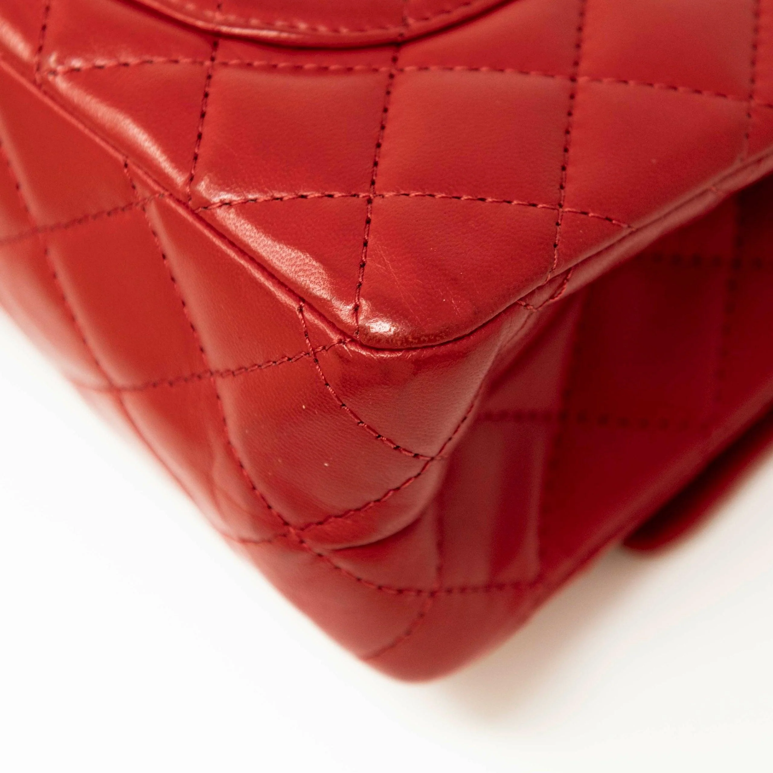 Chanel Red Lambskin 2.55 Reissue 226 - Image 9