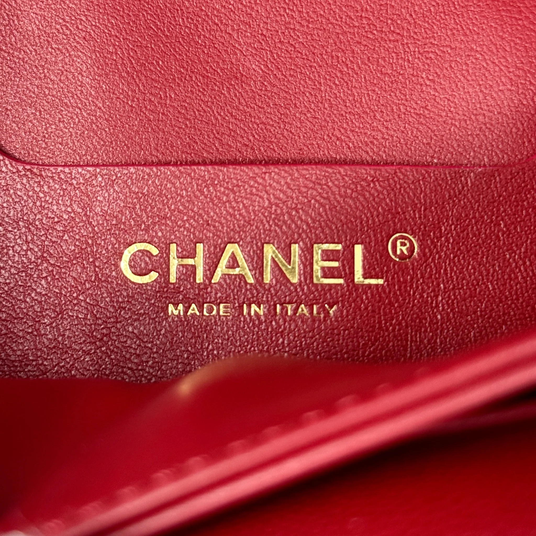 Chanel Red Small Top Handle Flap - Image 15