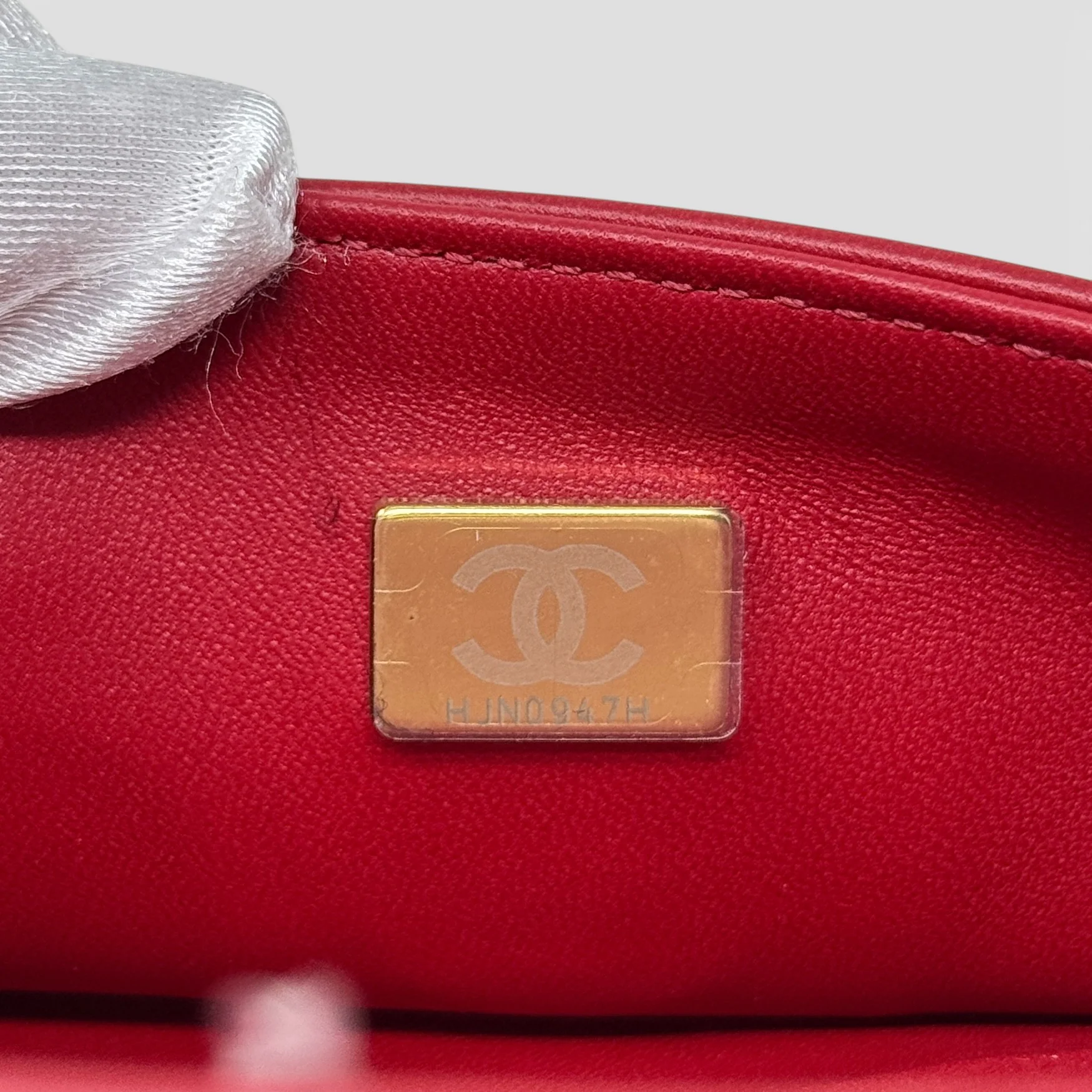 Chanel Red Small Top Handle Flap - Image 16