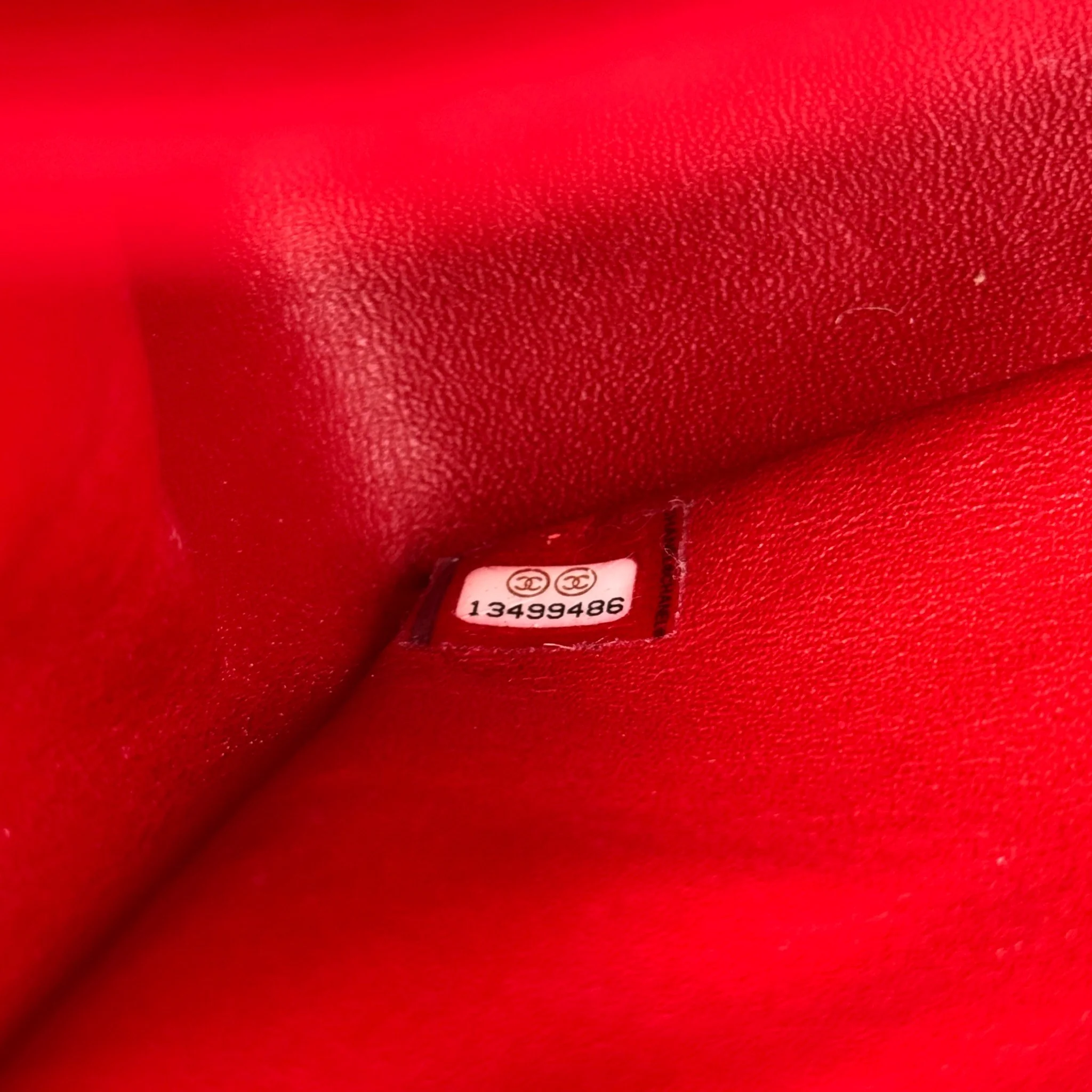 Chanel Red Patent Chevron Maxi Flap - Image 13