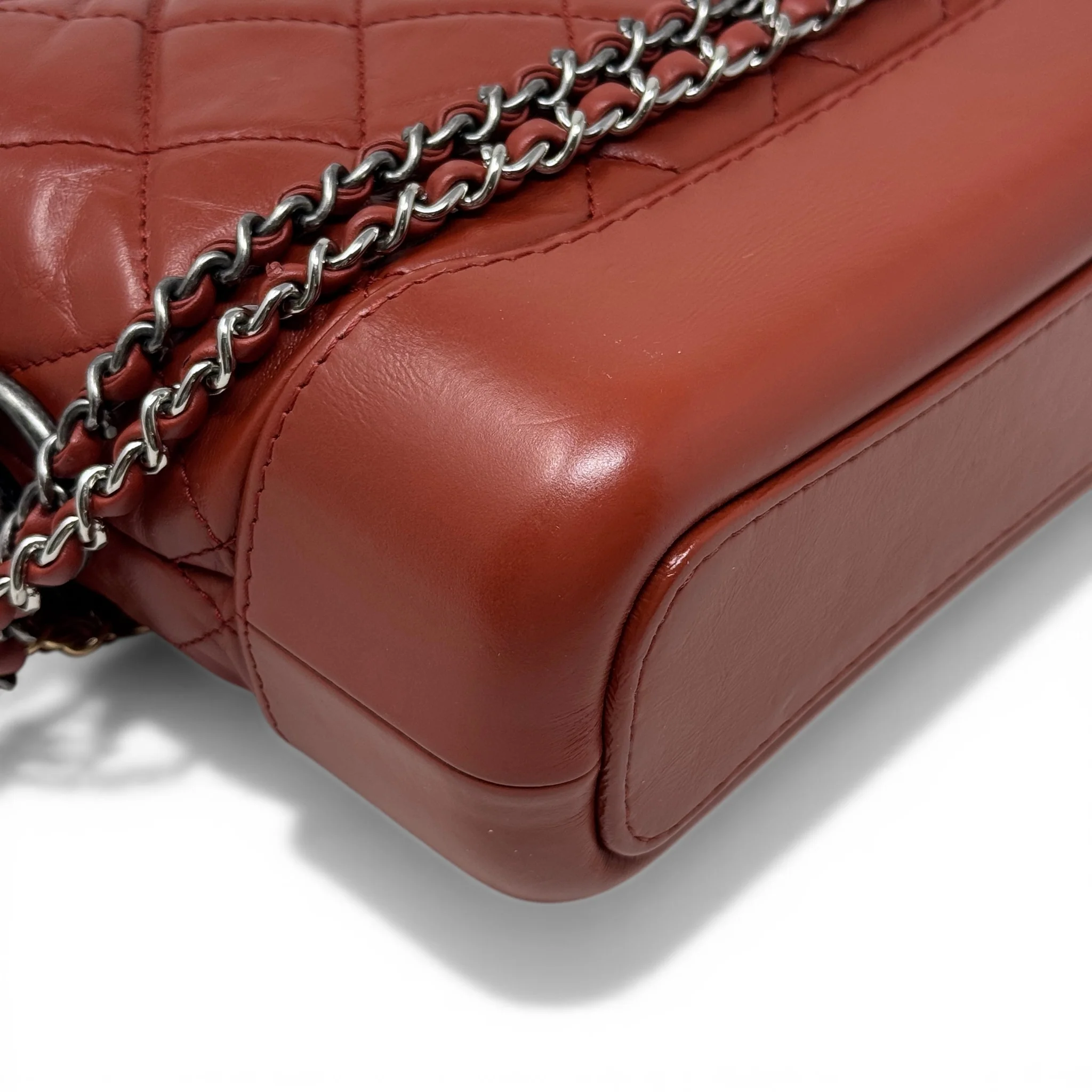 Chanel Red Small Gabrielle Hobo - Image 9