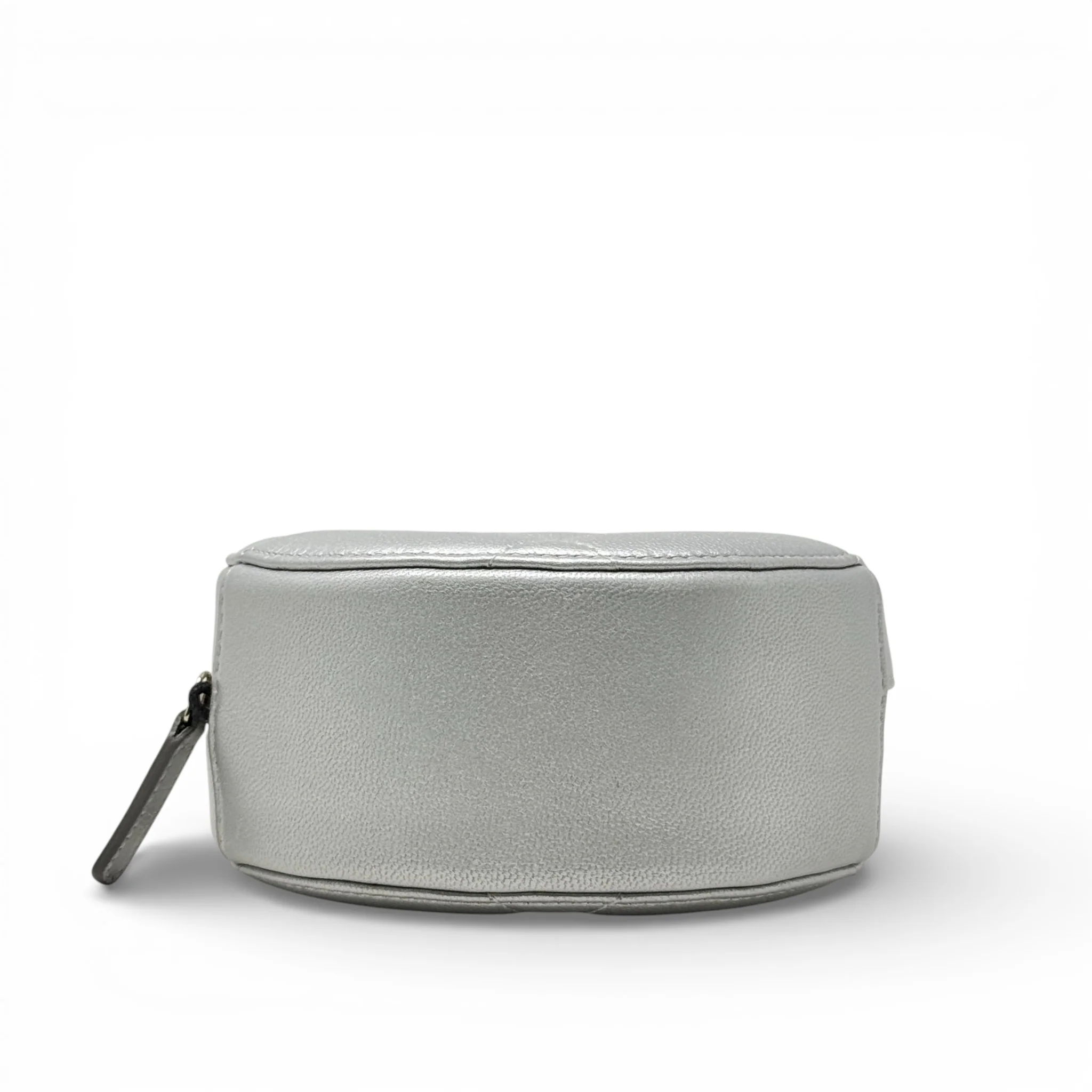Chanel Silver 19 Round Clutch With Chain - Image 5