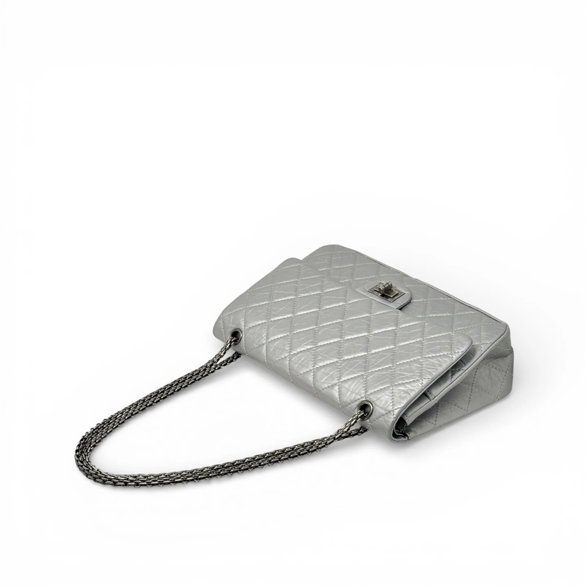 Chanel Silver Calfskin 2.55 Reissue 227 - Image 16