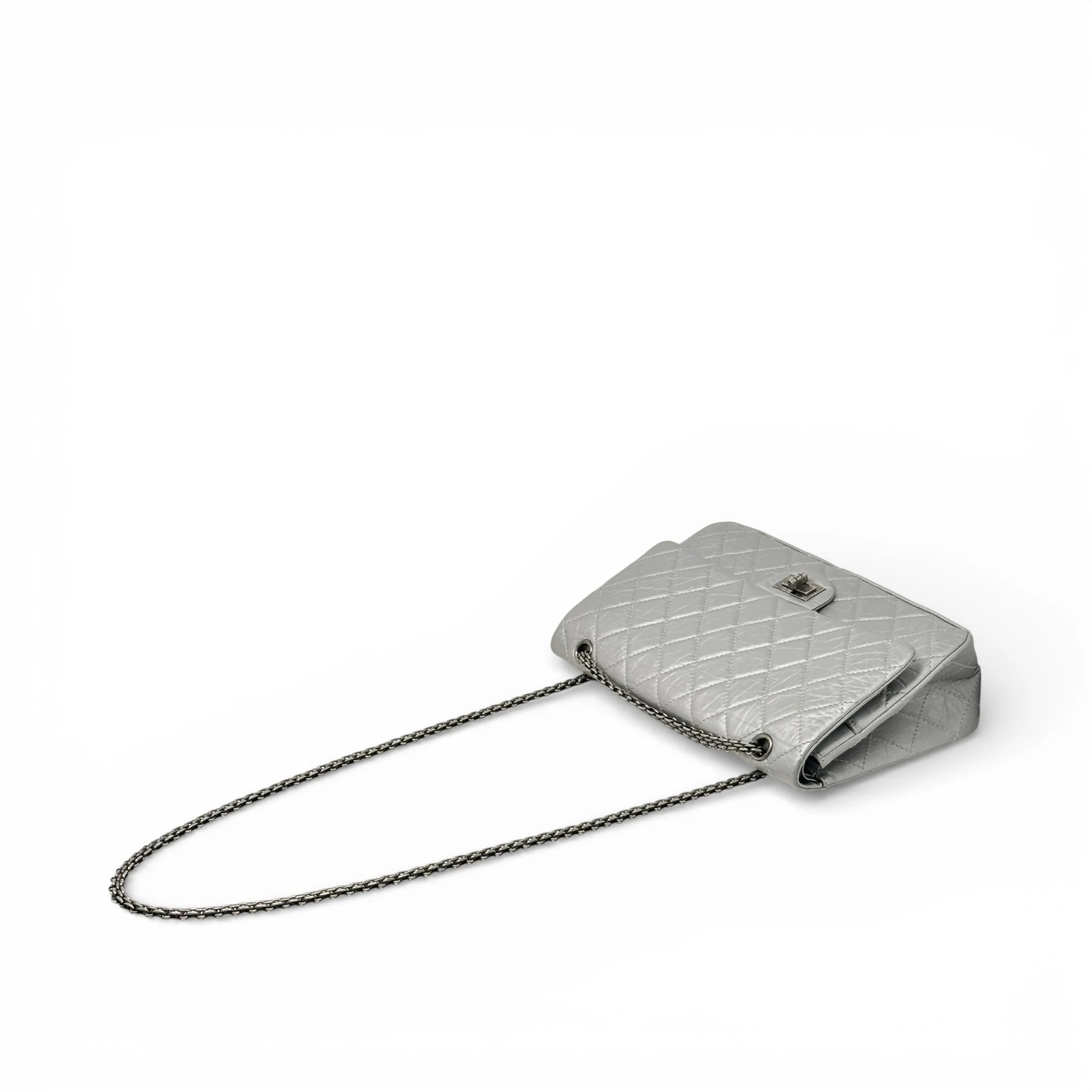 Chanel Silver Calfskin 2.55 Reissue 227 - Image 17