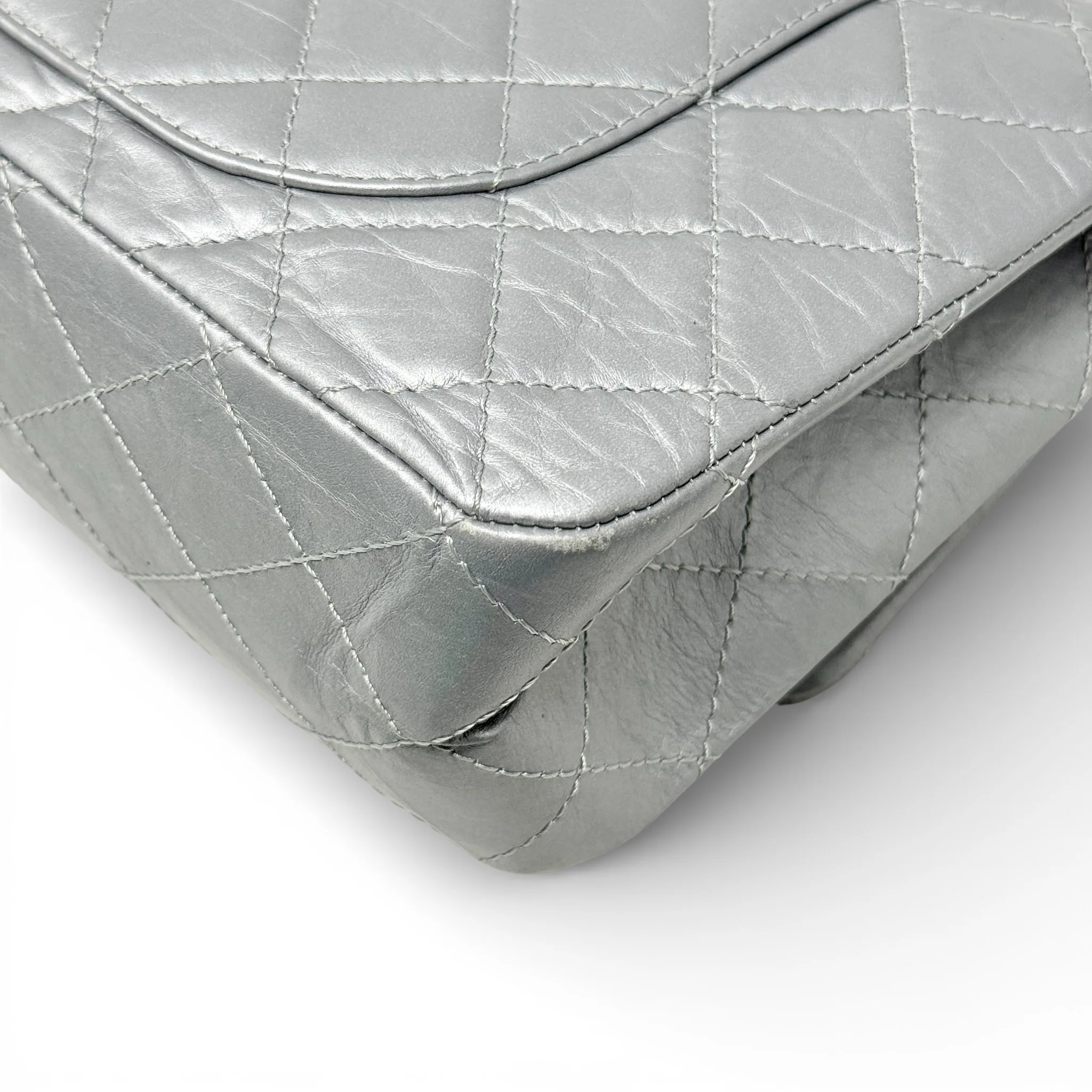 Chanel Silver Calfskin 2.55 Reissue 227 - Image 8