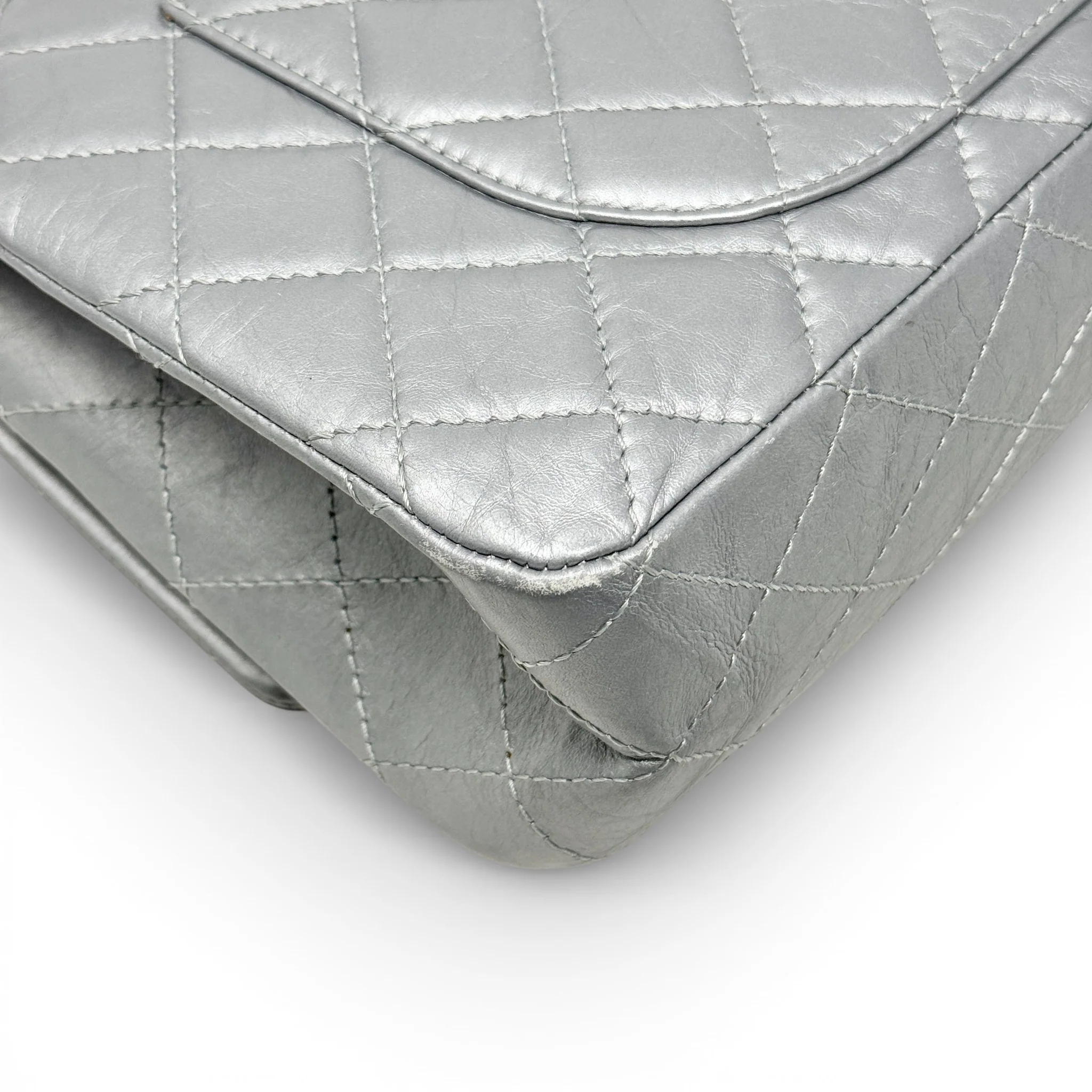 Chanel Silver Calfskin 2.55 Reissue 227 - Image 9