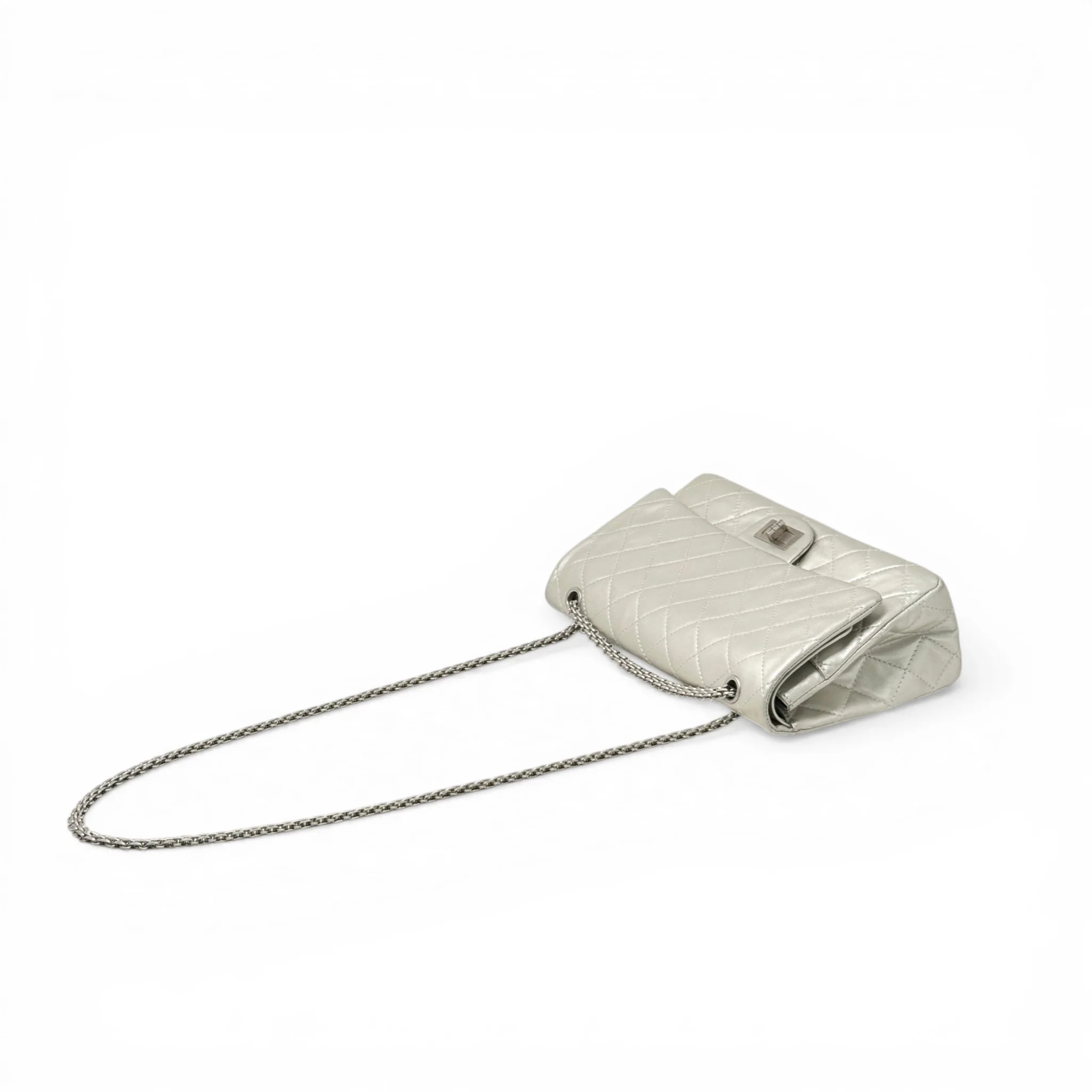 Chanel Silver Calfskin 2.55 Reissue 227 - Image 17