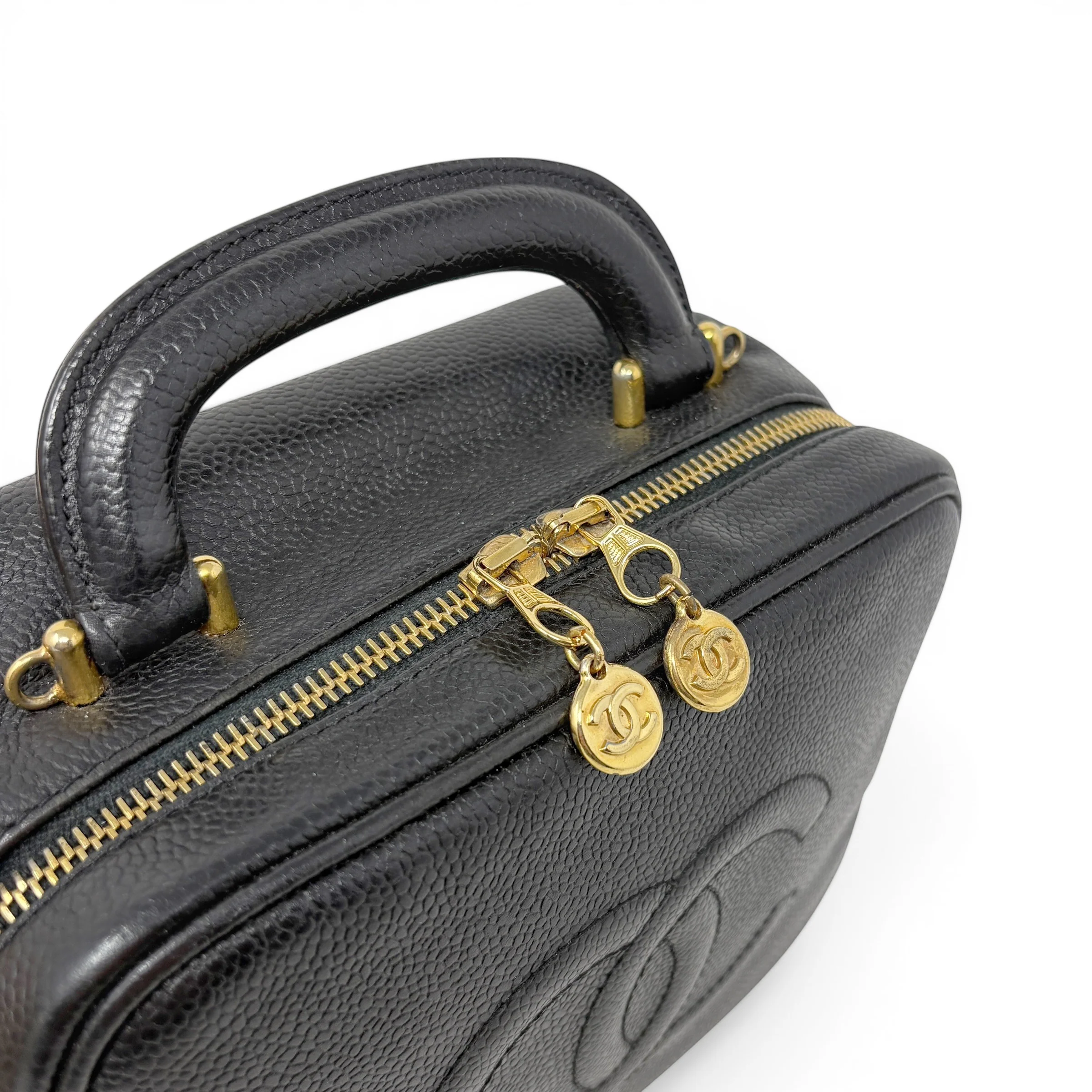 Chanel Vintage Black Lunch Box Vanity - Image 13