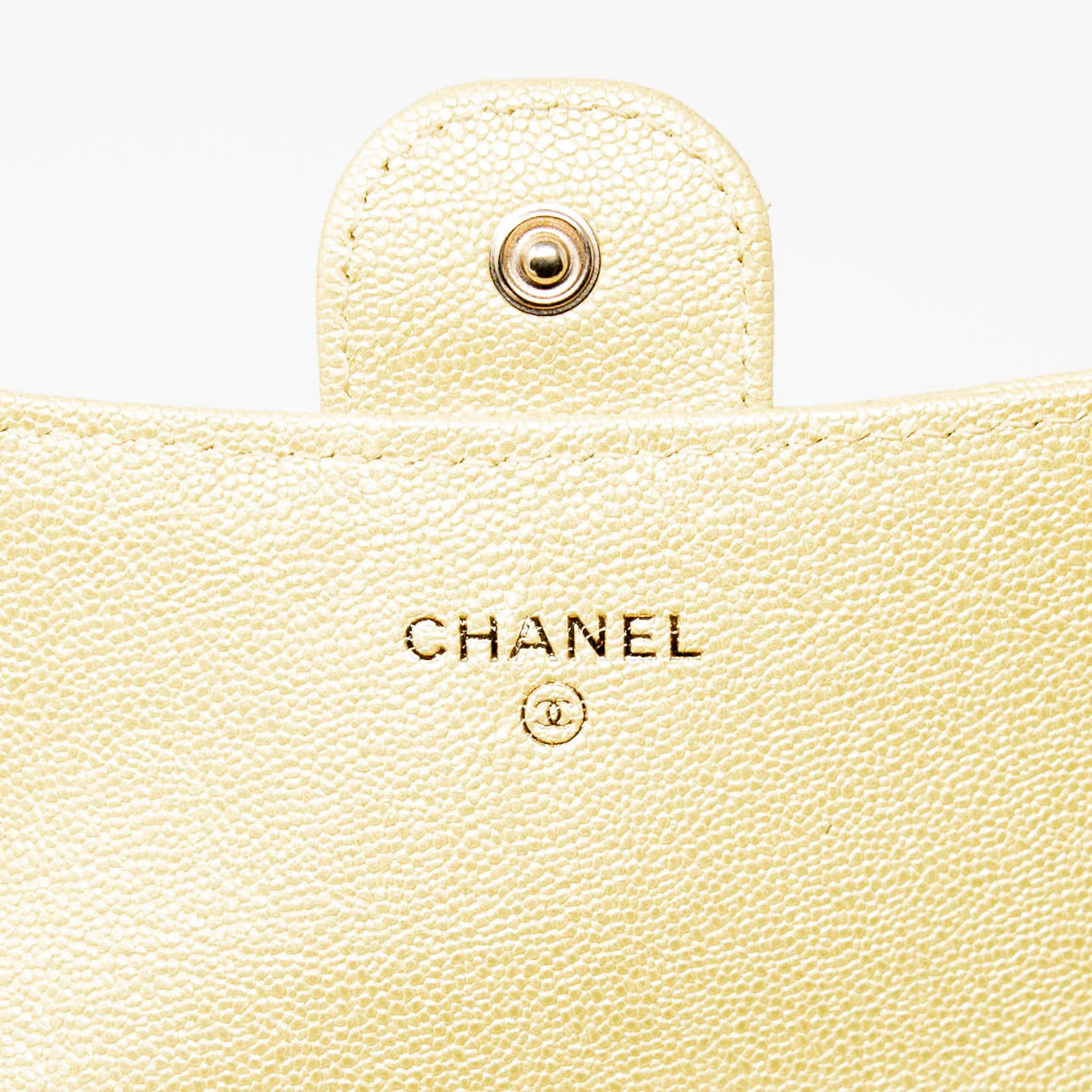 Chanel Yellow Iridescent Mini Wallet On Chain - Image 12