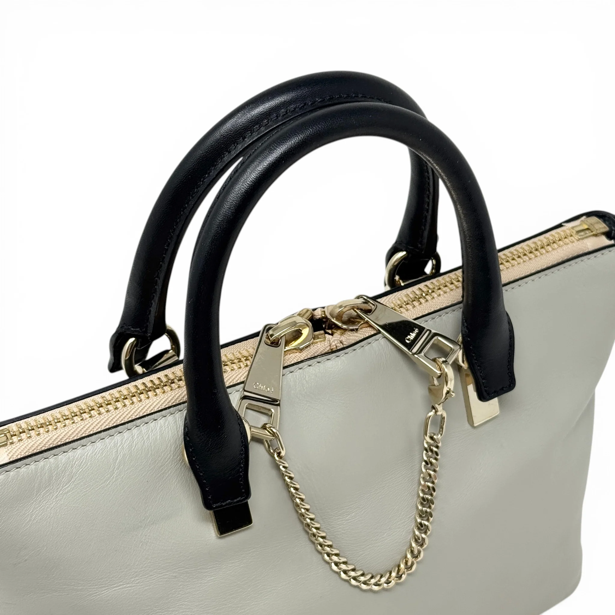 Chloe Black/Grey Mini Baylee Bag - Image 10