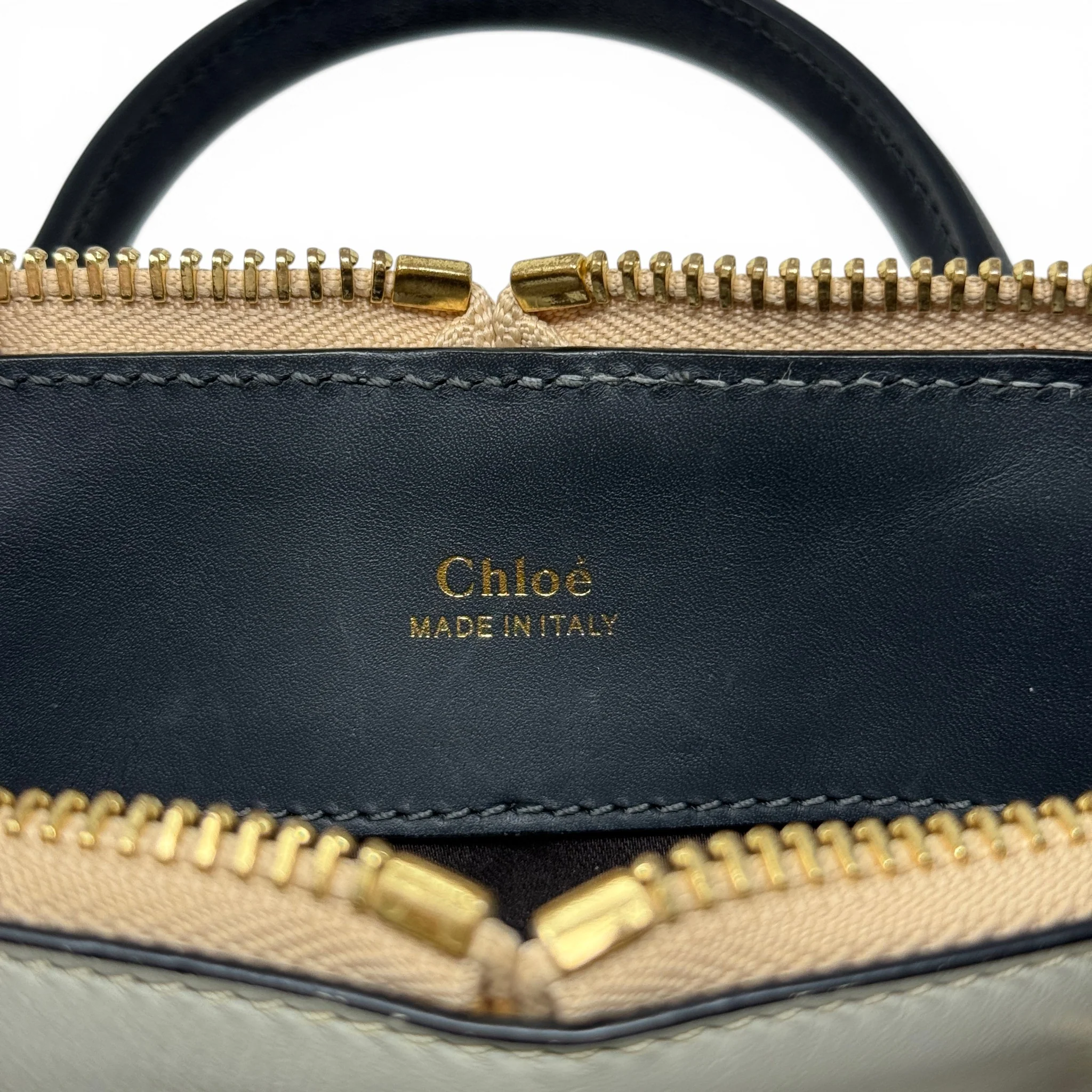 Chloe Black/Grey Mini Baylee Bag - Image 12